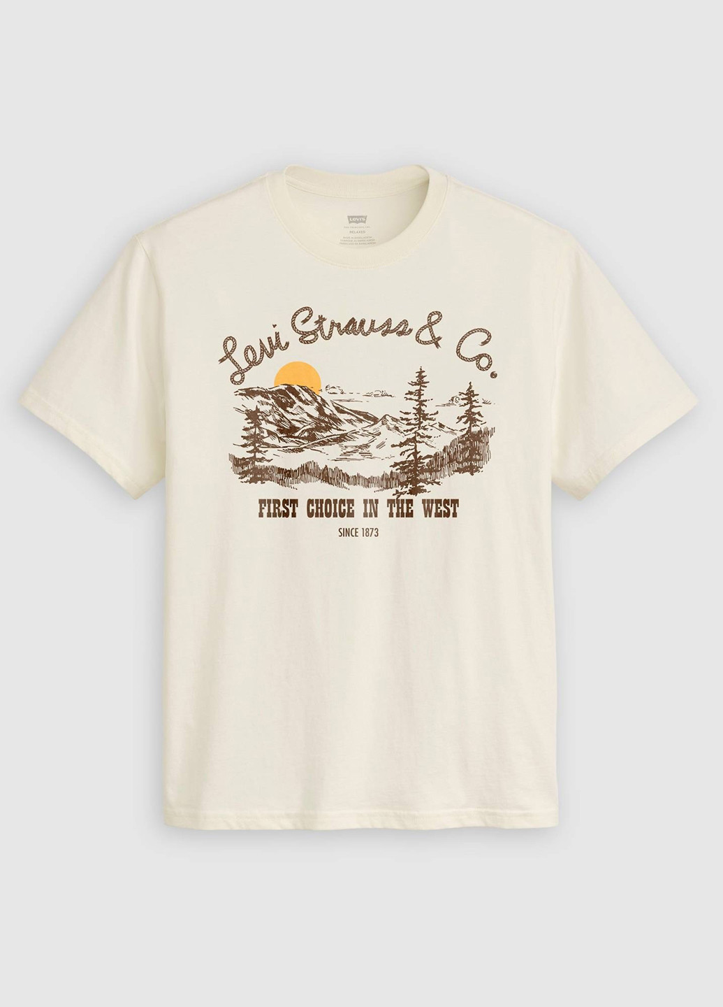 Молочна футболка Levi's