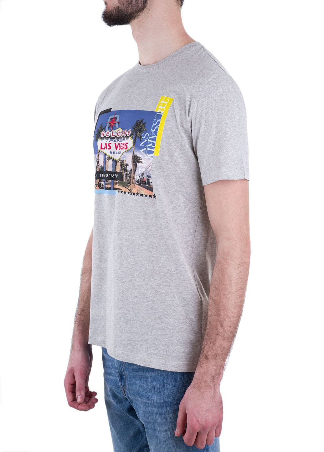 Серая футболка Trussardi Jeans