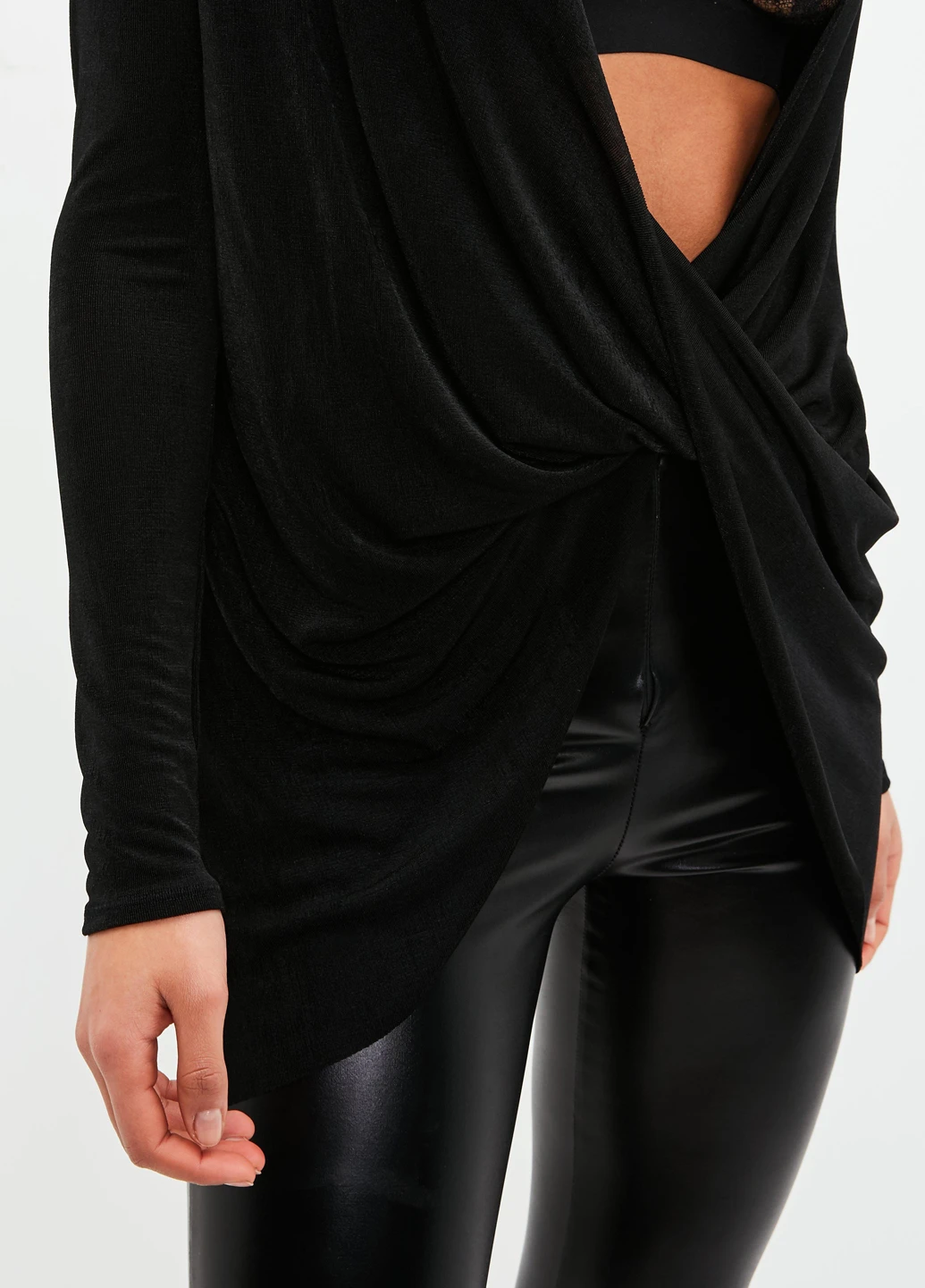 Чорна блуза Missguided