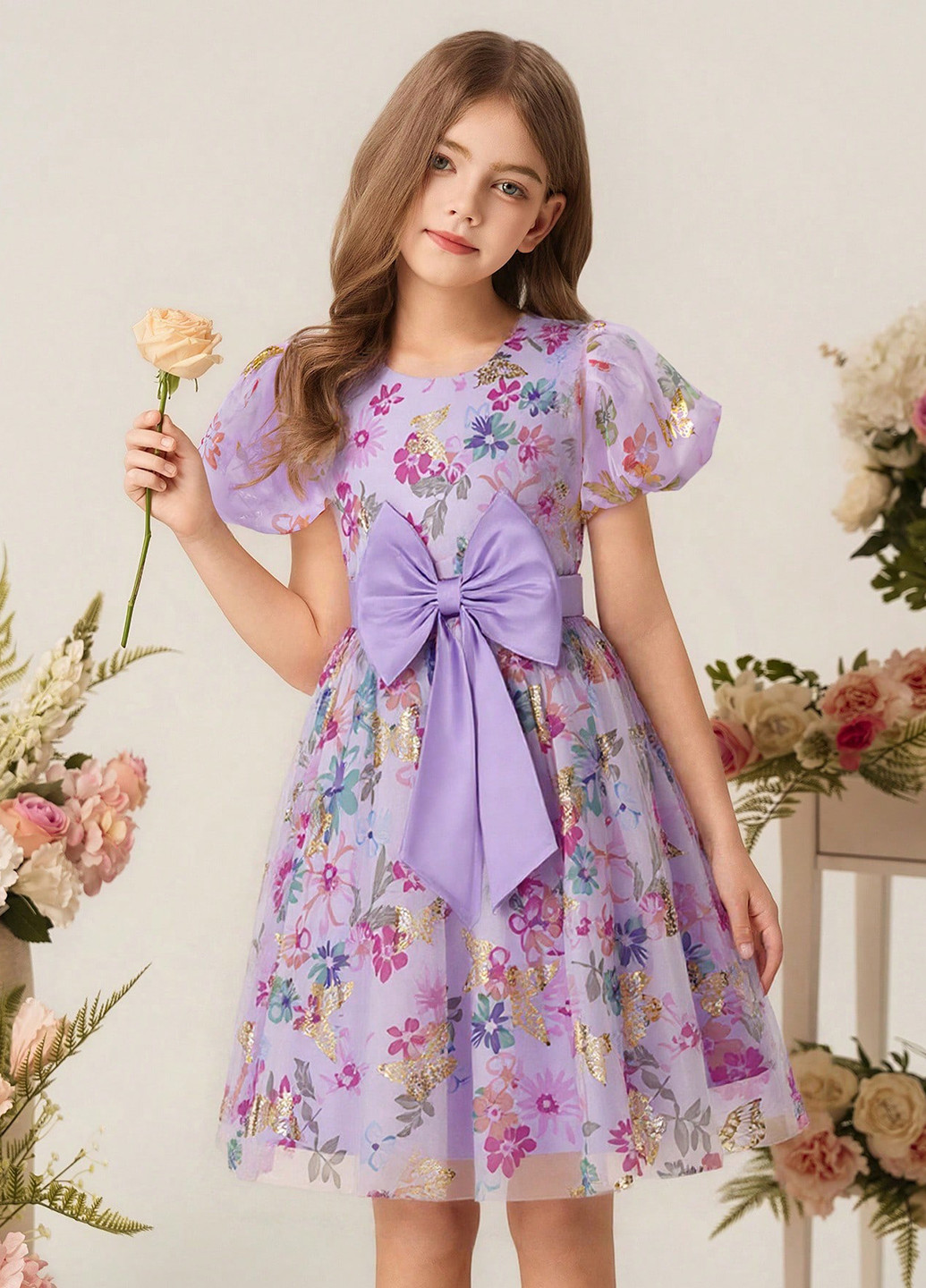 Сиреневое платье SHEIN (367748165)