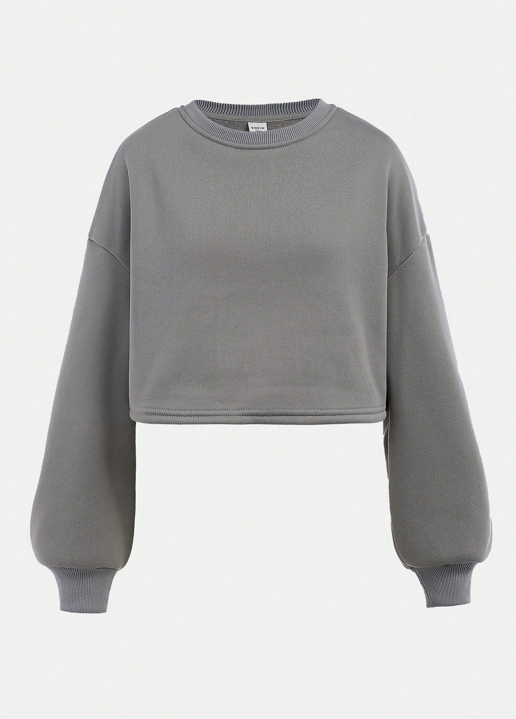 Комбінований демісезонний костюм (2 шт.) (світшот, штани) брючний SHEIN