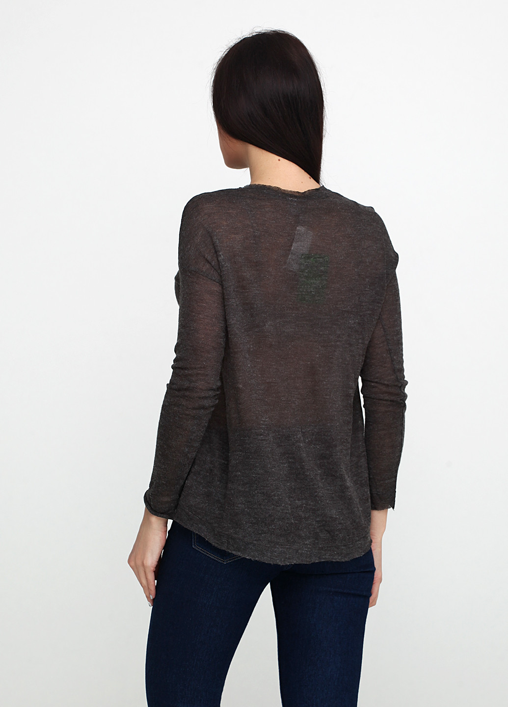 Темно-коричневий демісезонний джемпер пуловер H&M