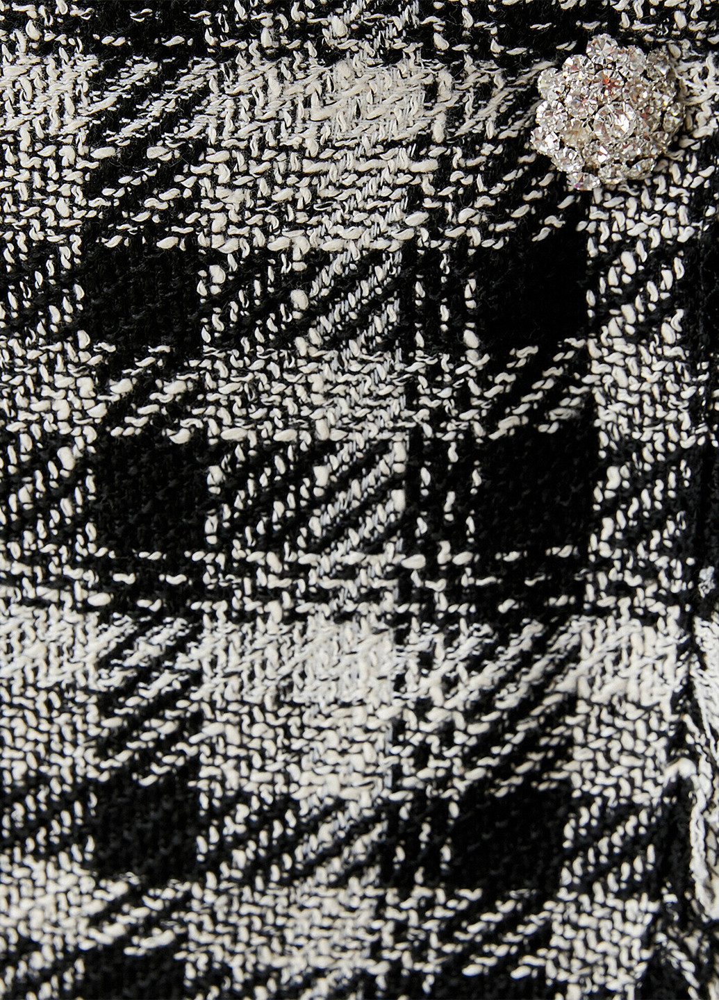 Черно-белая кэжуал в клетку юбка KOTON на запах