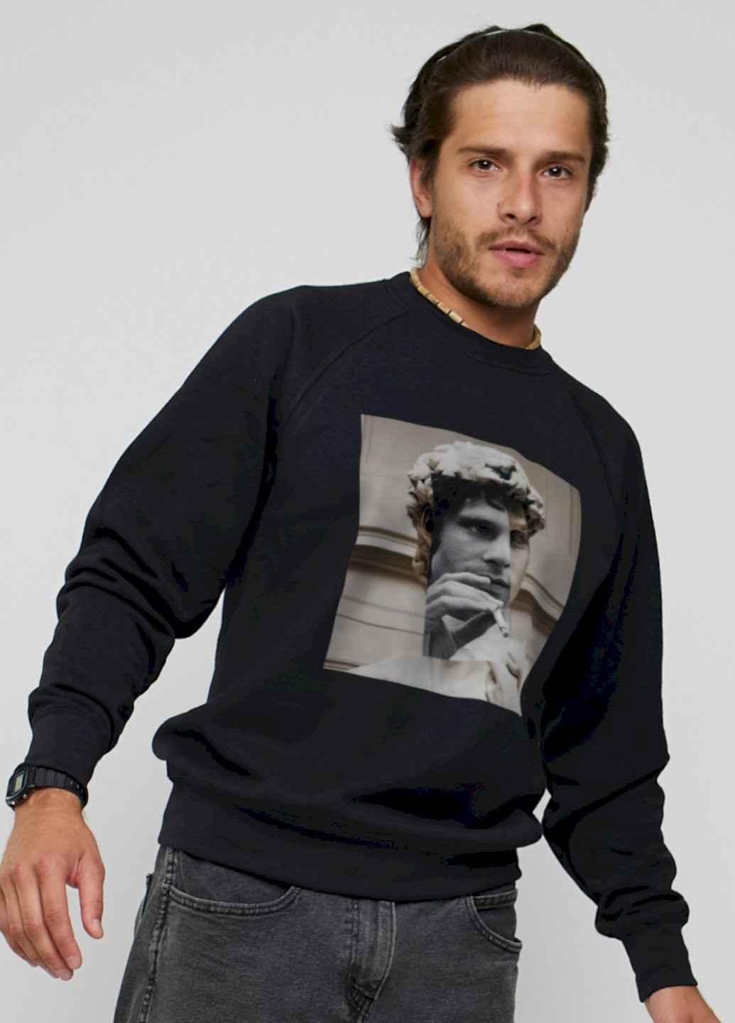 Чорний світшот YAPPI (198688873)