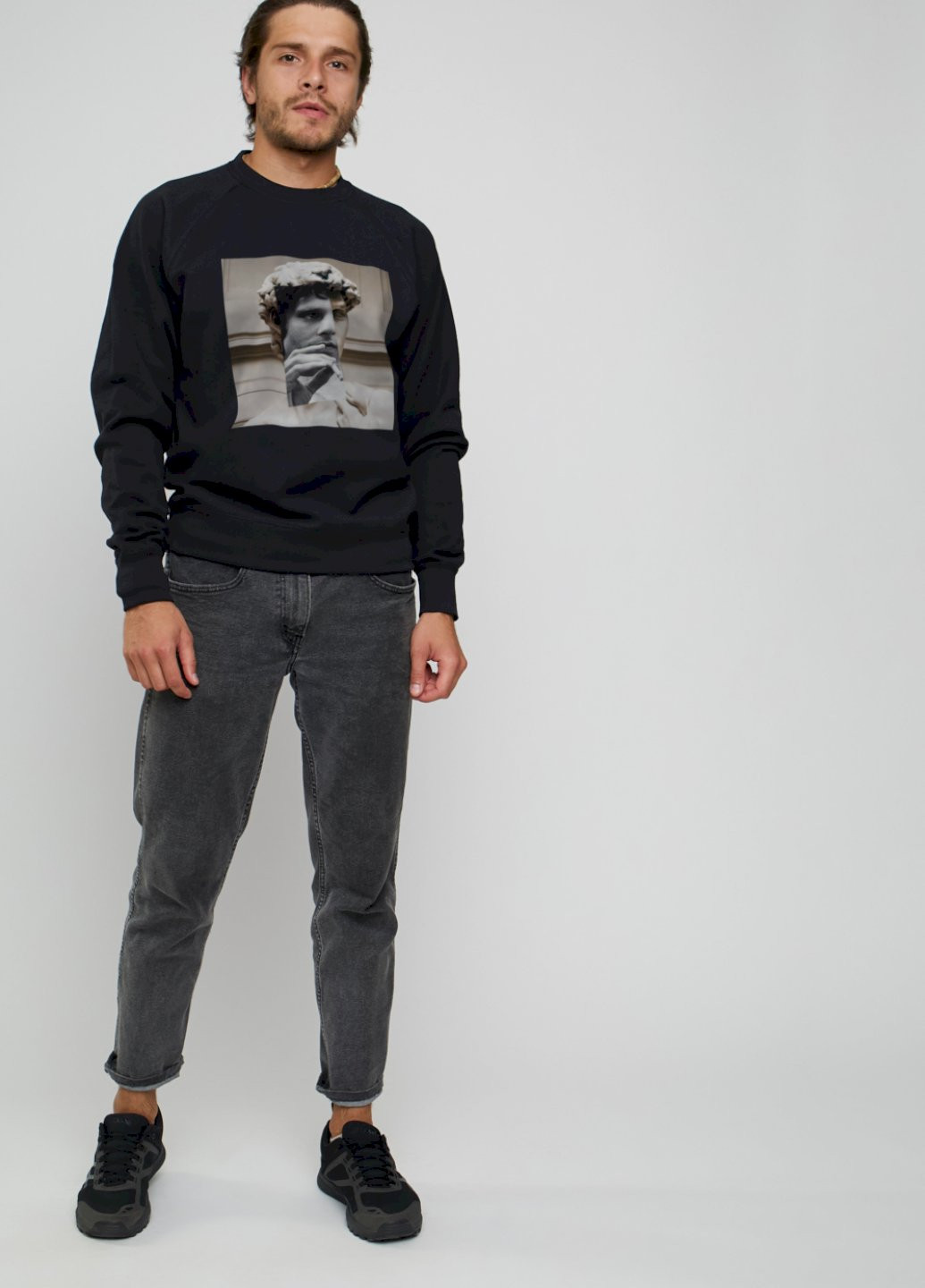 Чорний світшот YAPPI (198688873)