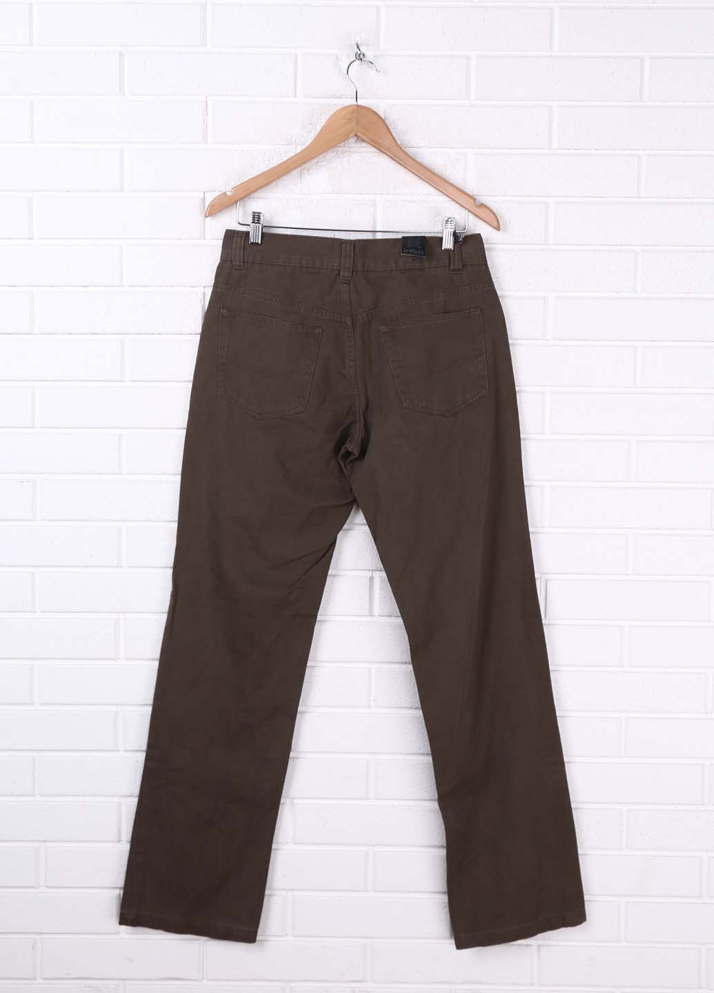 Светло-коричневые кэжуал демисезонные прямые брюки Sprider