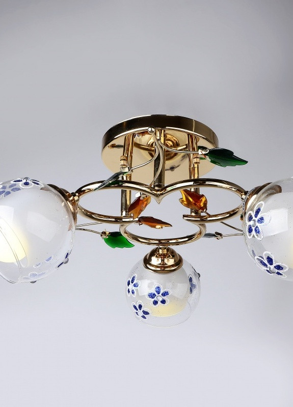 Люстра потолочная классическая LK-391S/3 E14 G Brille (253887783)