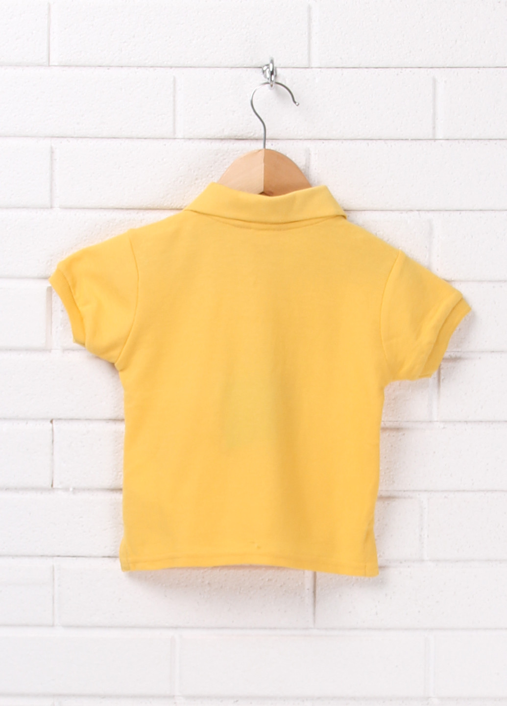 Желтая детская футболка-поло для мальчика Sprider
