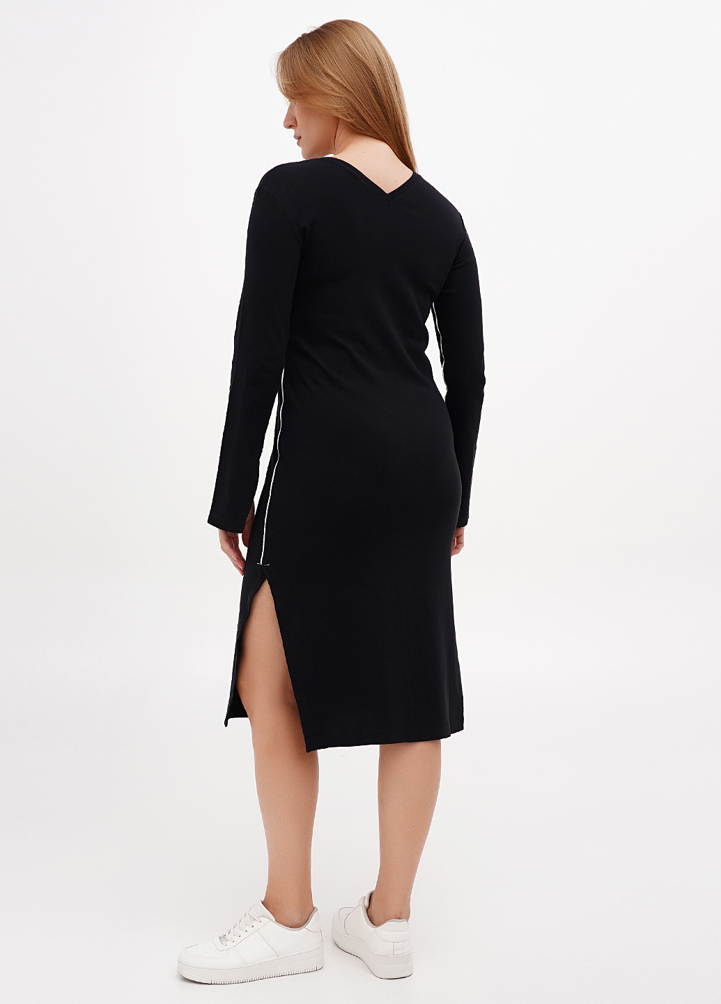 Черное кэжуал платье Only Women однотонное