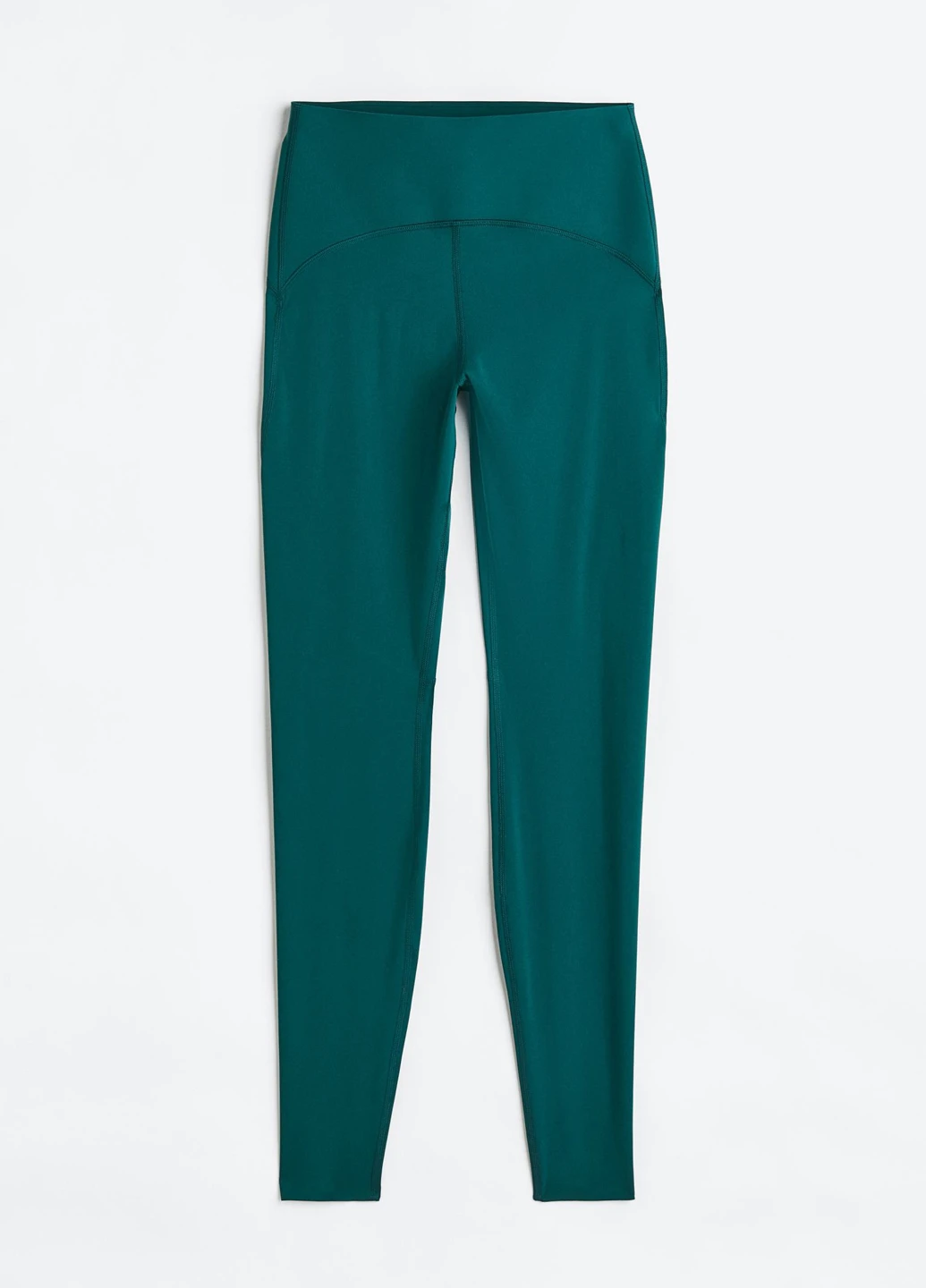 Темно-бирюзовые демисезонные леггинсы H&M