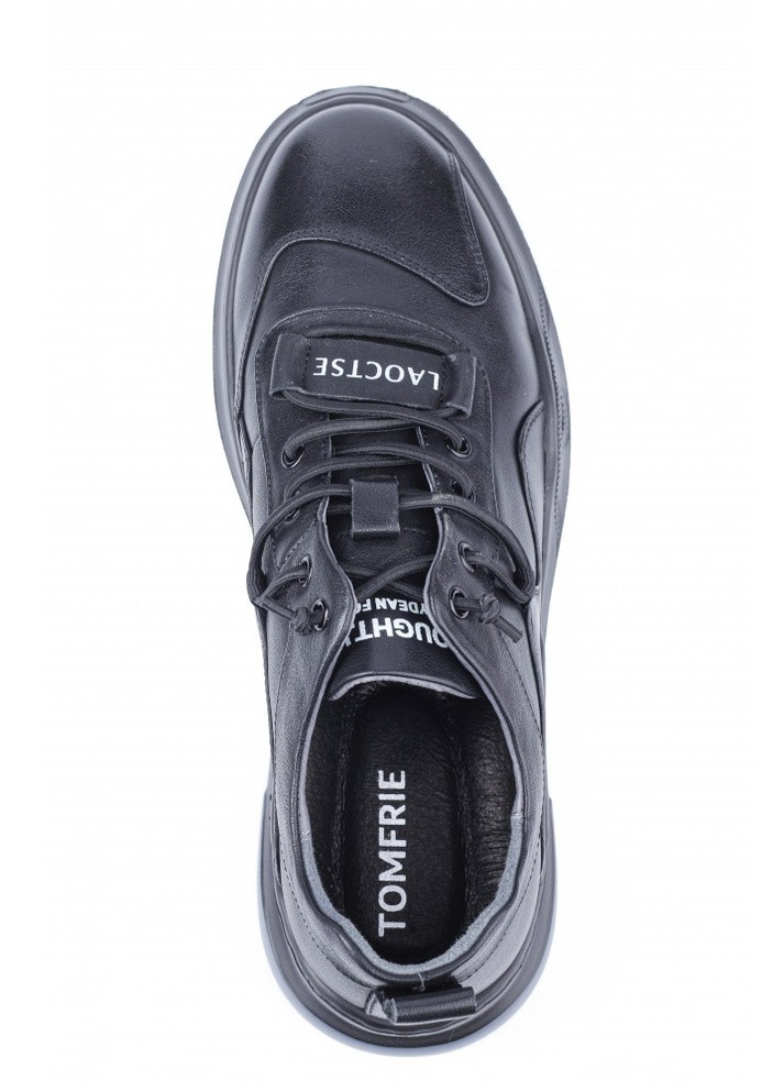 Черные демисезонные кроссовки 1608ablack 44 (2000903795995) Tomfrie