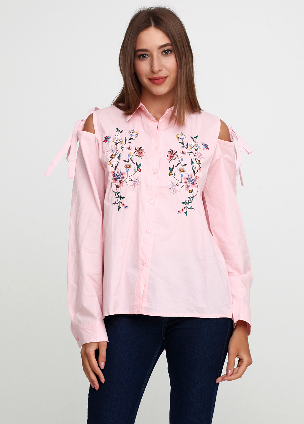 Розовая демисезонная блуза Sweet