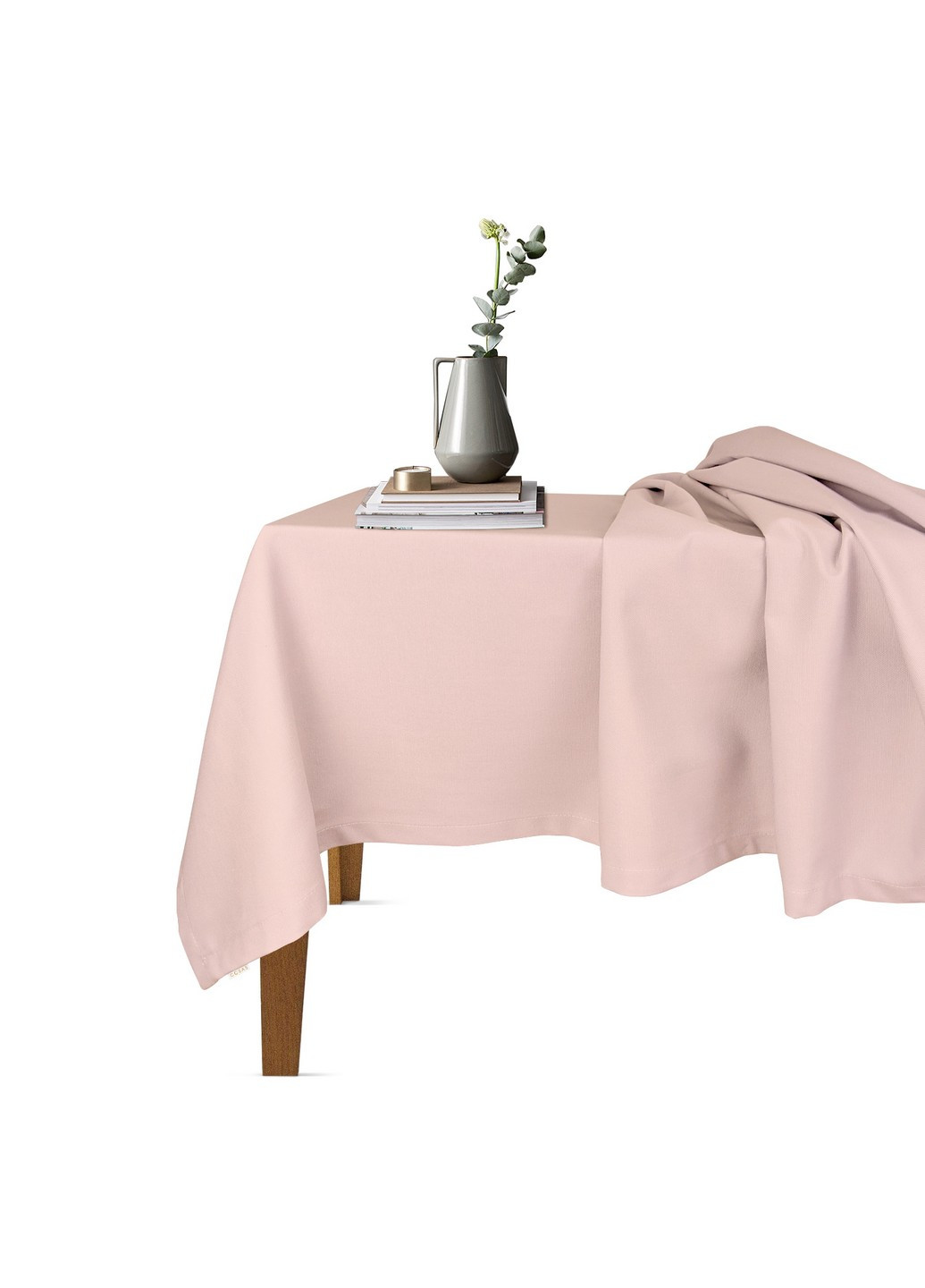Столовий набір для сервірування столу скатертина Rose 140х180 і серветки тканинні Chocolate 35х35 - 4 шт (4822052074138) Cosas (252506562)