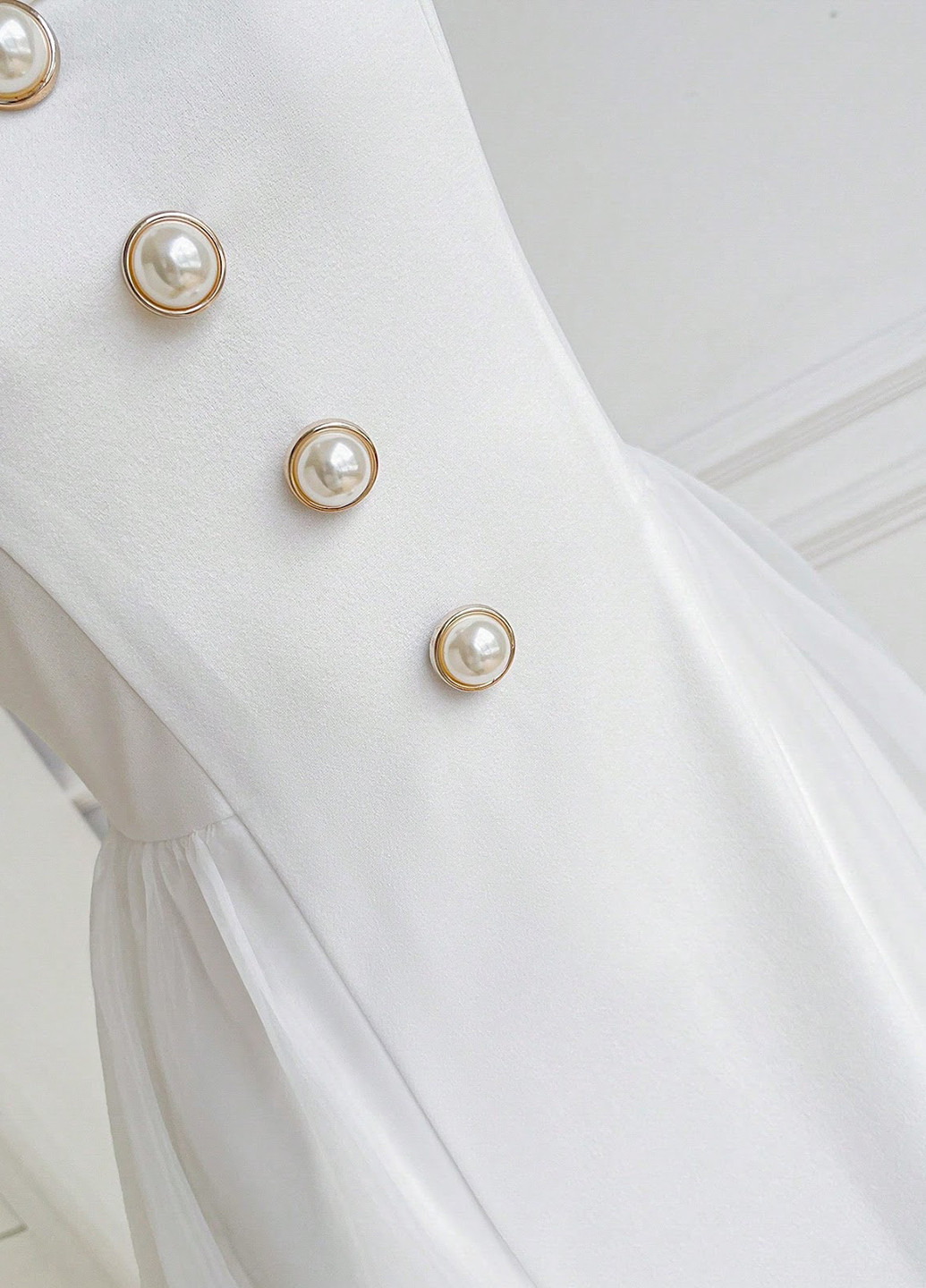 Білий кежуал сукня кльош SHEIN однотонна