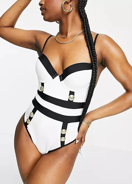 Білий літній купальник River Island