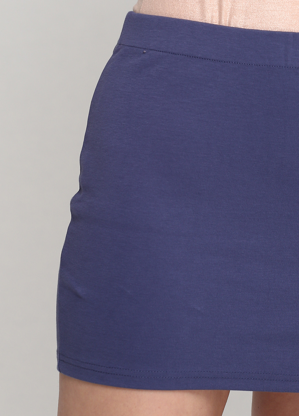 Фиолетовая кэжуал однотонная юбка Colours