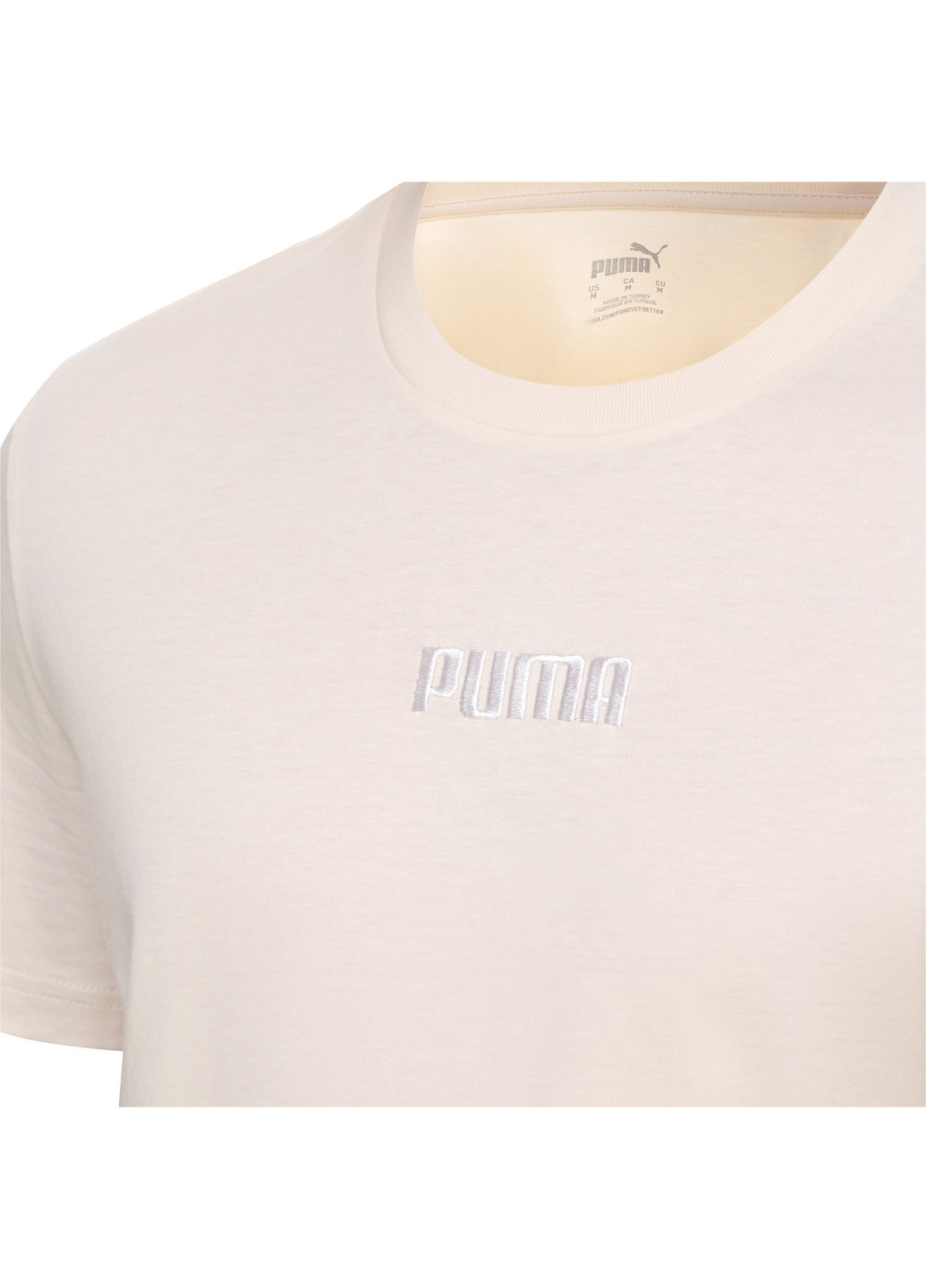 Бежевая футболка tee Puma