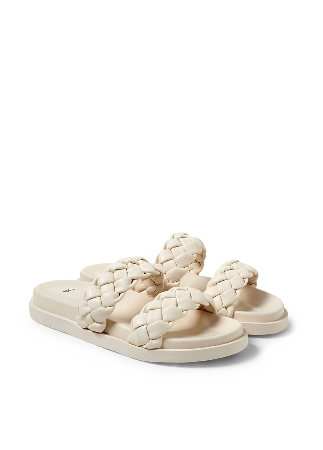 Светло-бежевые шлепанцы C&A