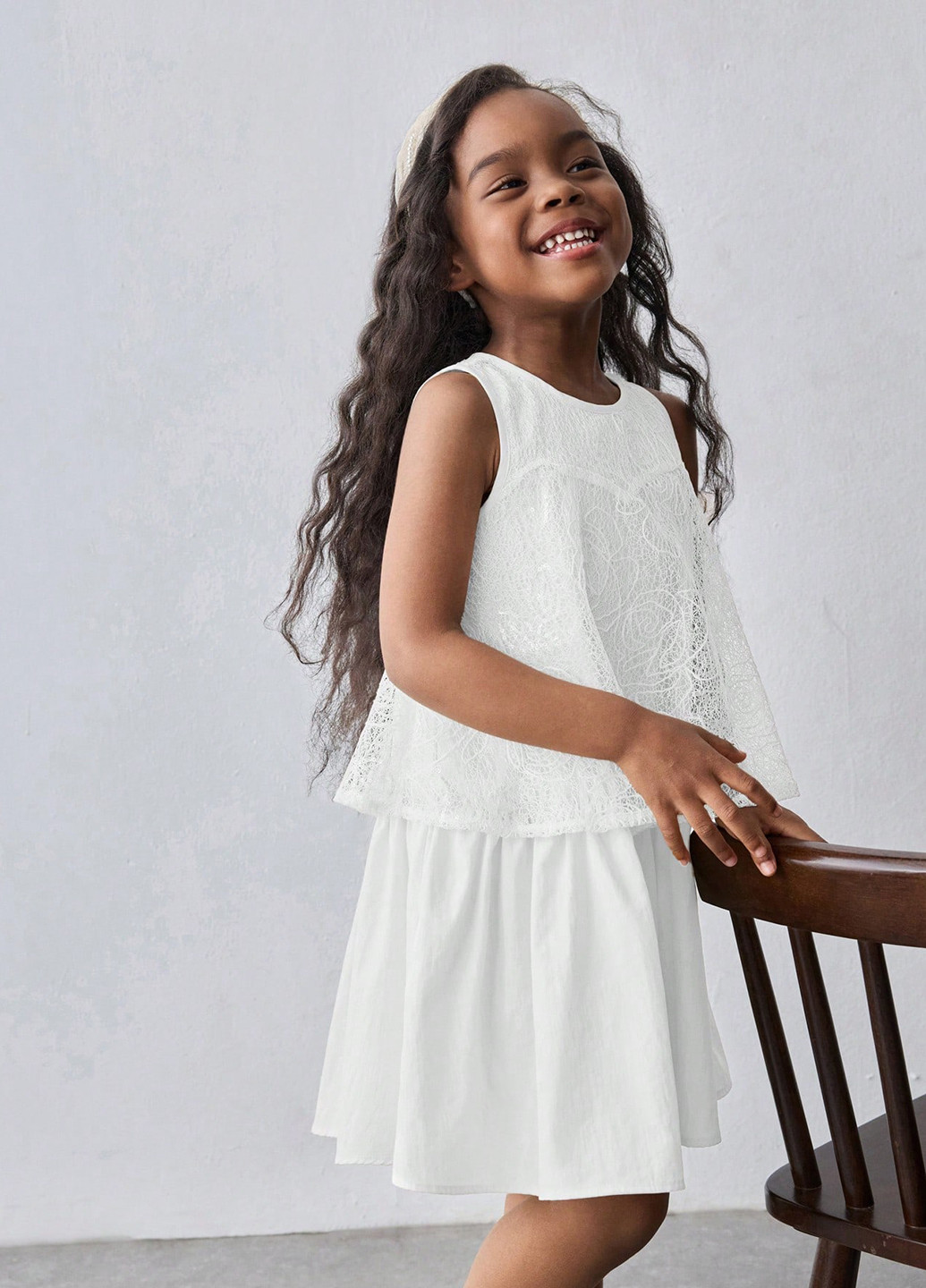 Белое платье SHEIN (366092738)