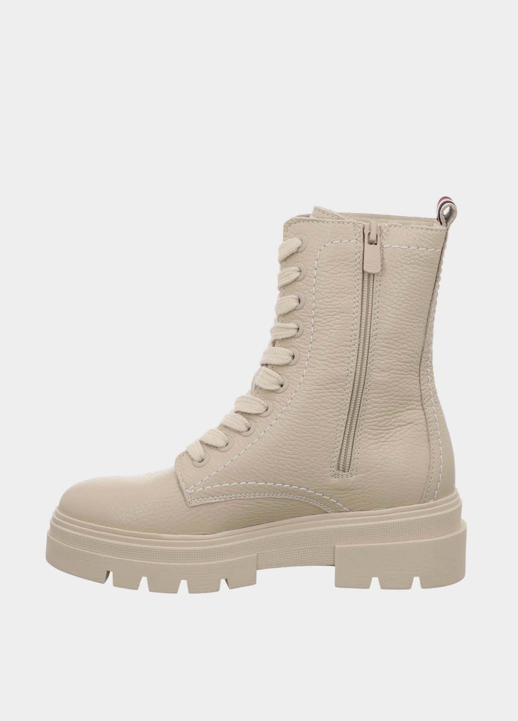 Осенние ботинки берцы Tommy Hilfiger на тракторной подошве