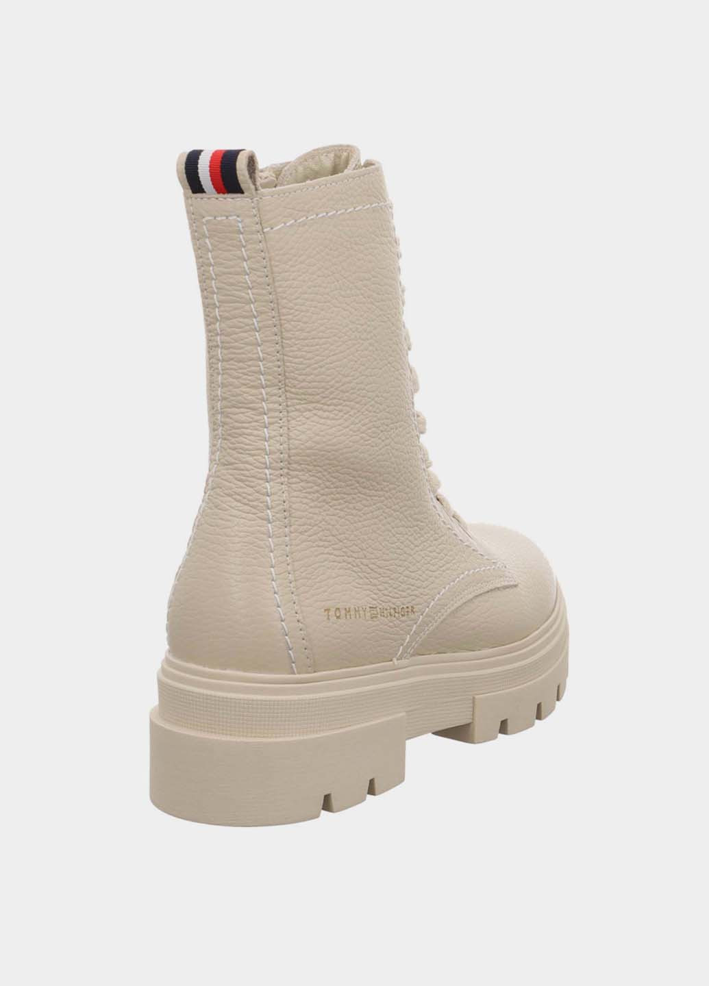 Осенние ботинки берцы Tommy Hilfiger на тракторной подошве