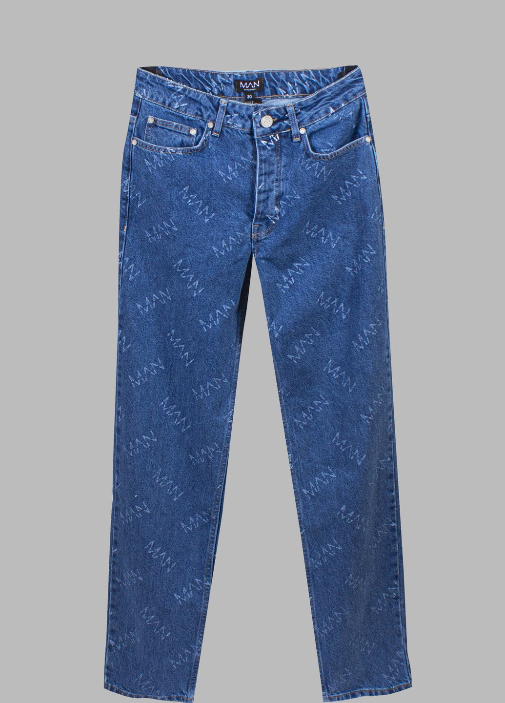 Светло-синие демисезонные джинсы Boohoo