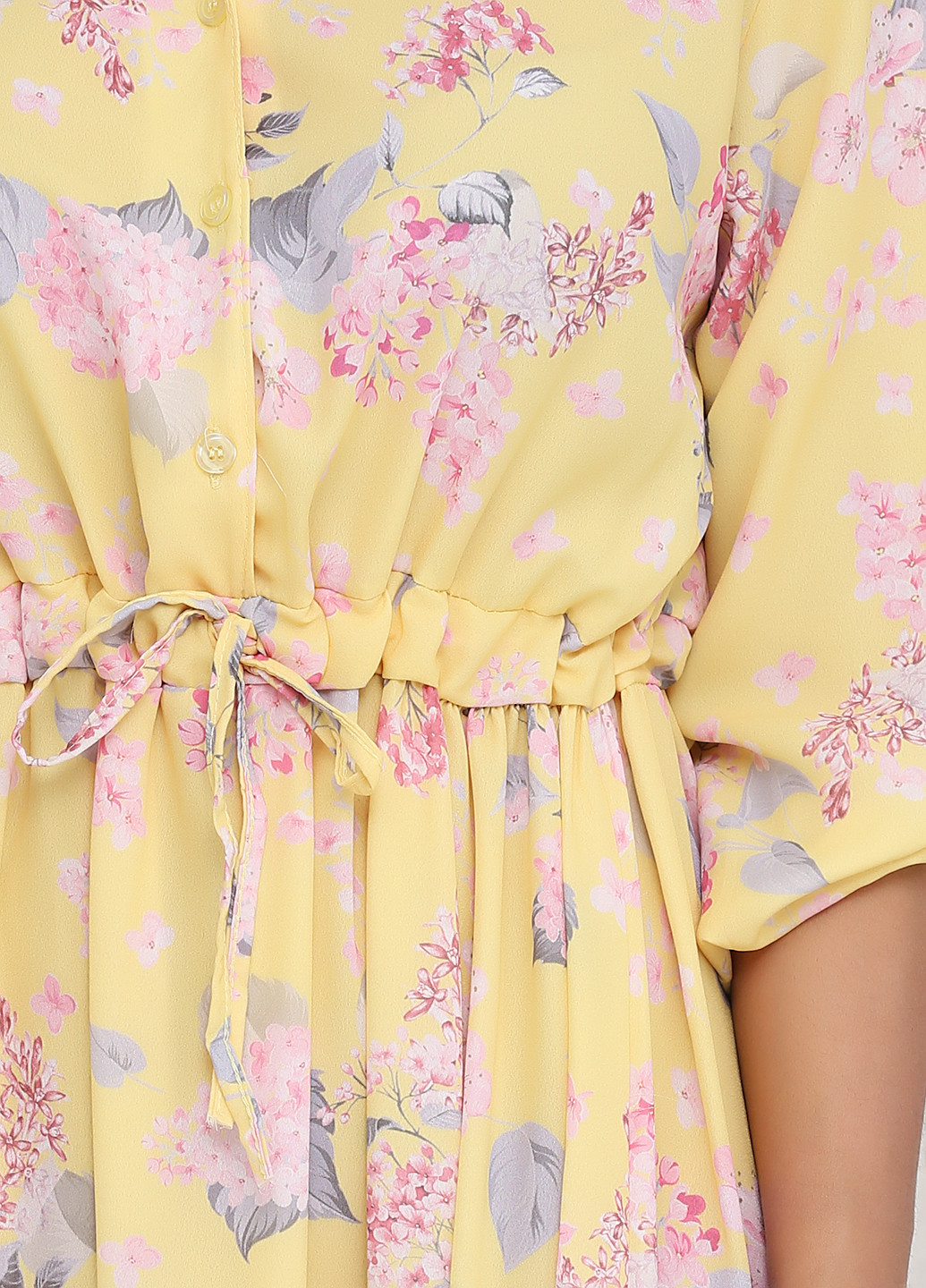 Желтое кэжуал платье Boutique с цветочным принтом