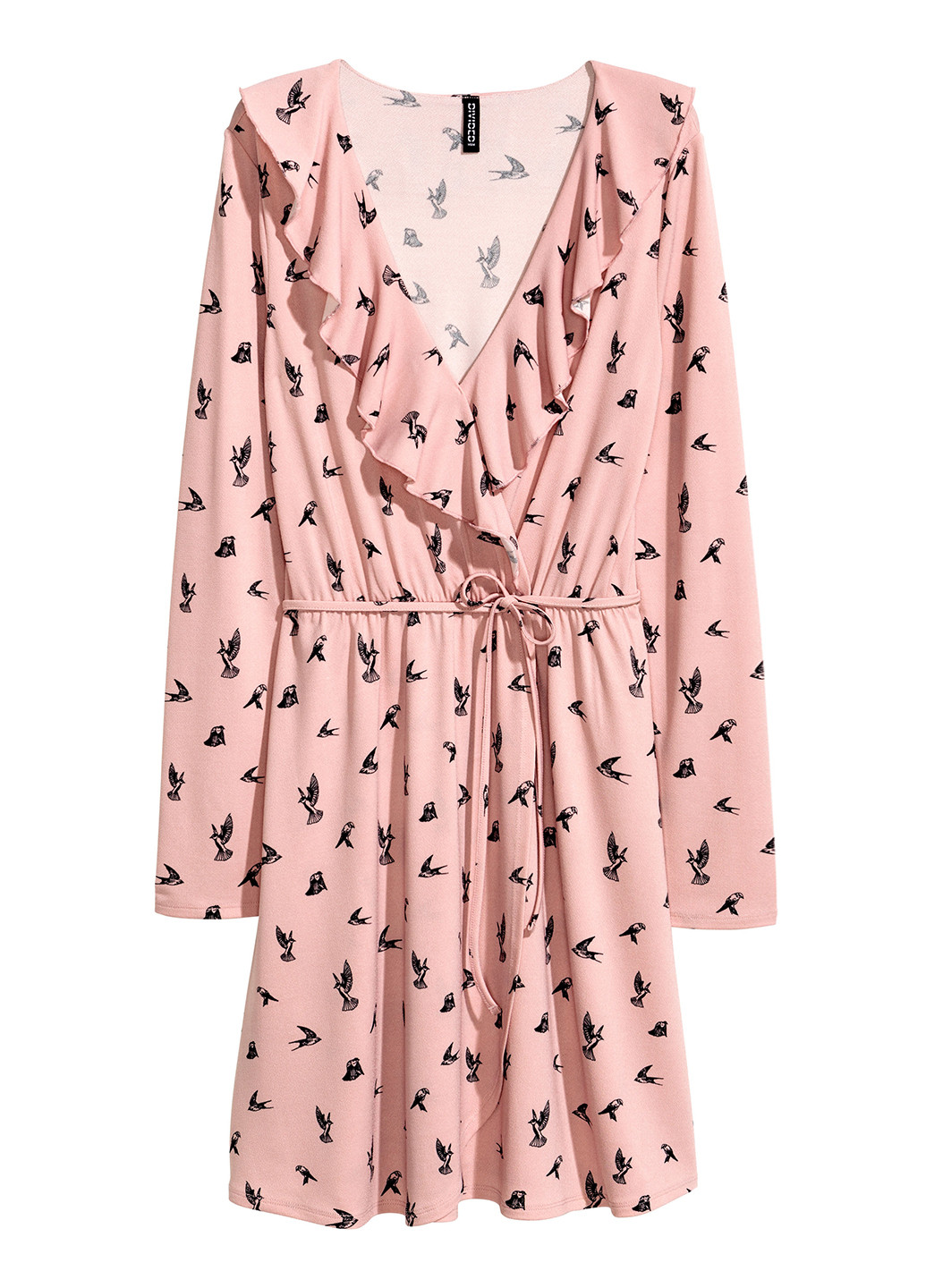 Рожева кежуал сукня H&M з малюнком