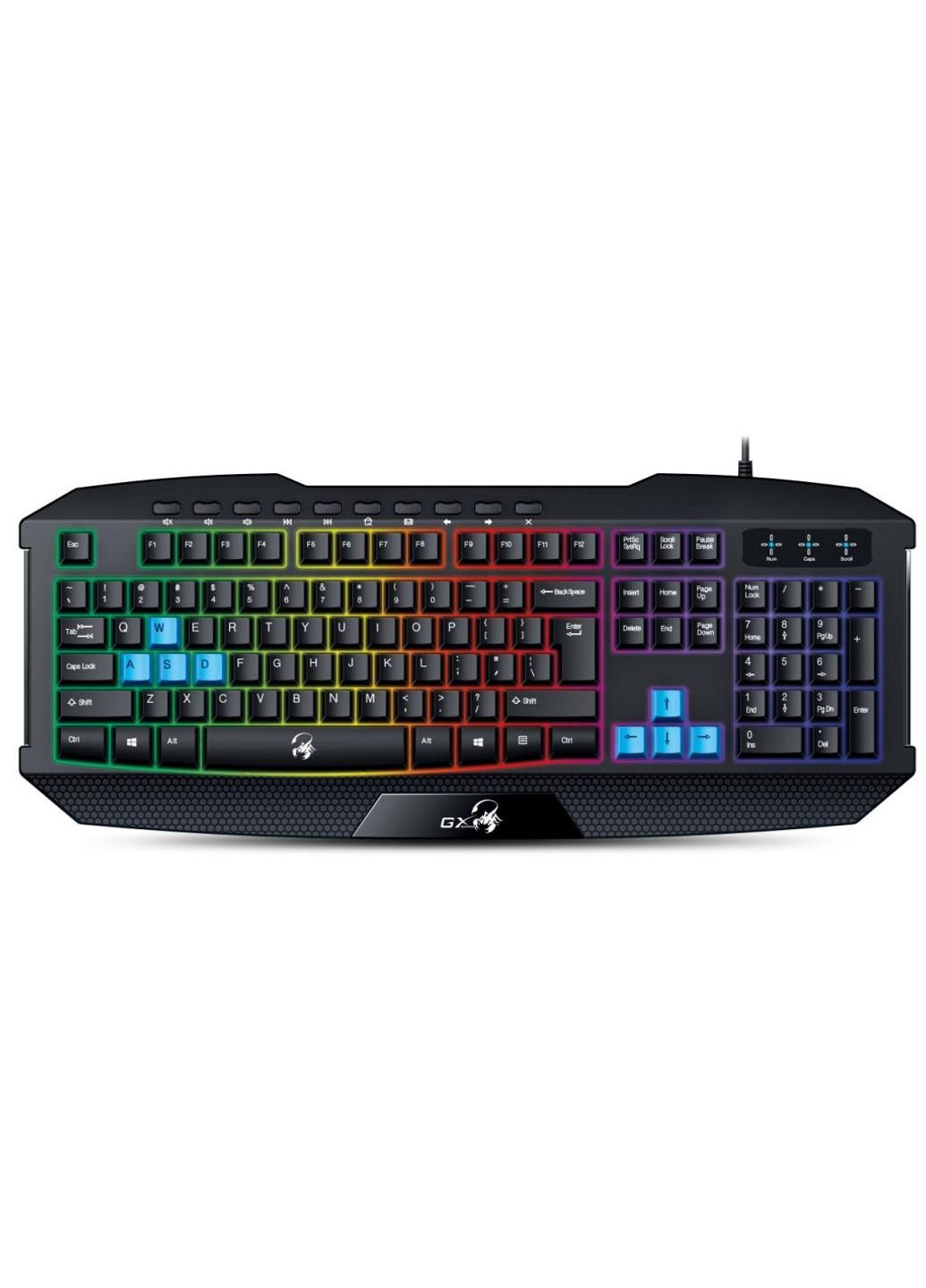 Клавиатура (31310474105) Genius Scorpion K215 Black UKR USB (253546114)