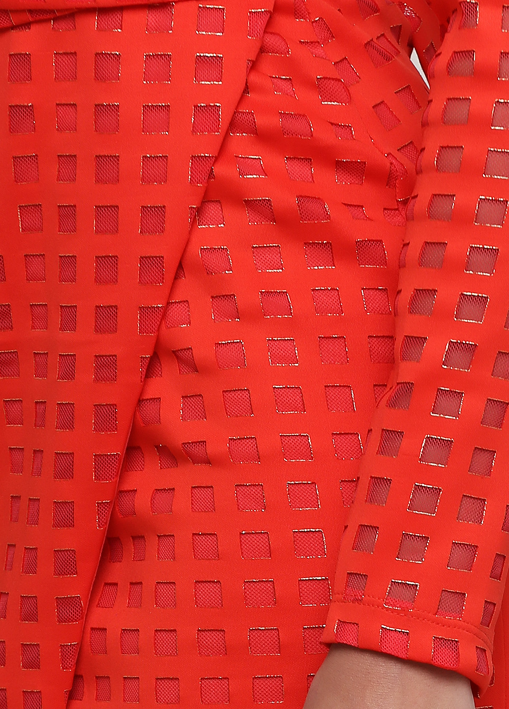 Коралова кежуал сукня футляр Wera Berto з геометричним візерунком