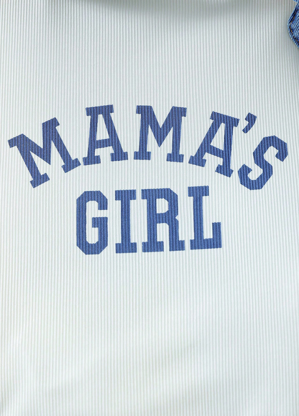 Белый летний комплект (майка, шорты, сумка) SHEIN