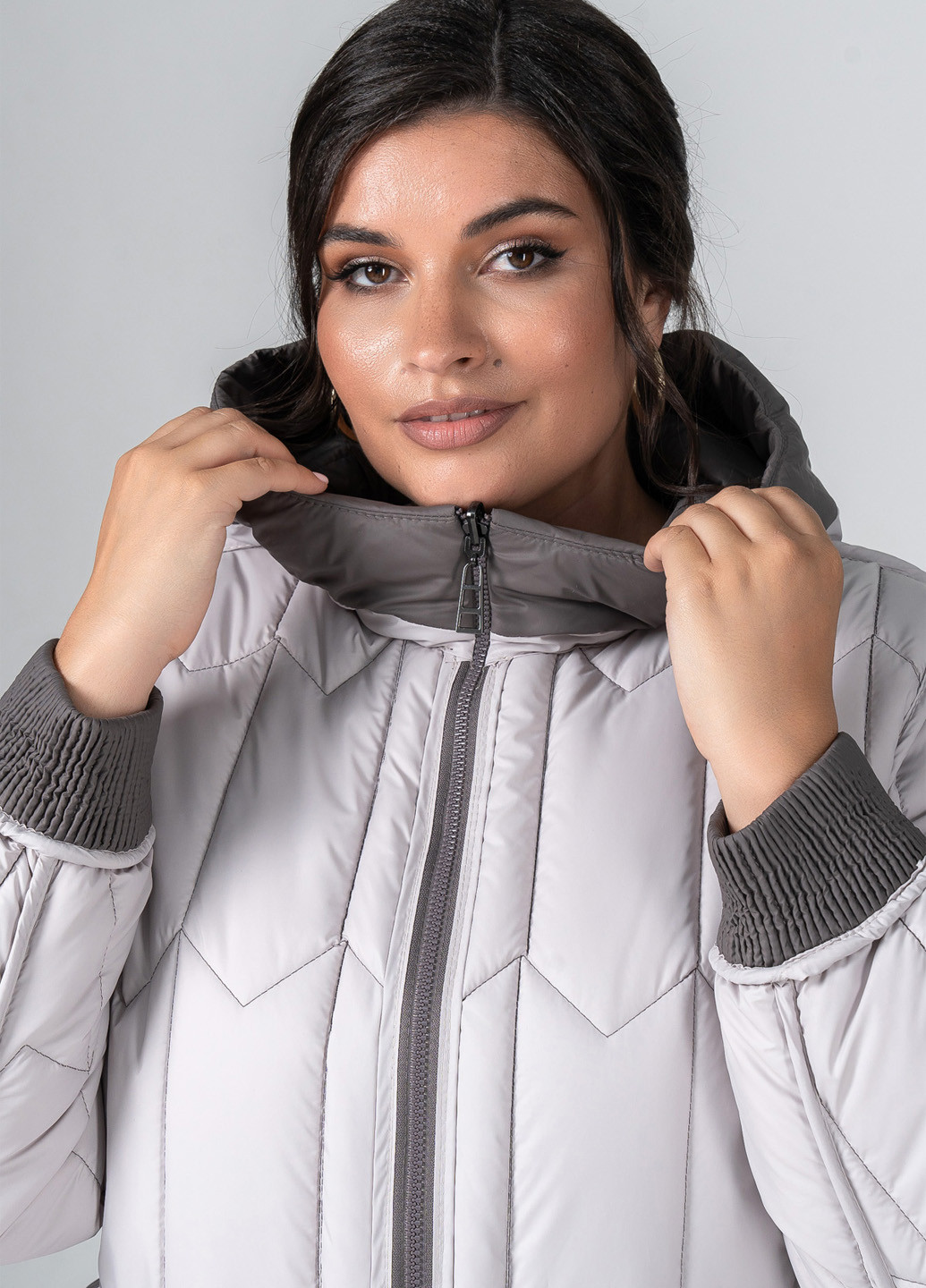 Кавове демісезонне Пальто двостороннє A'll Posa