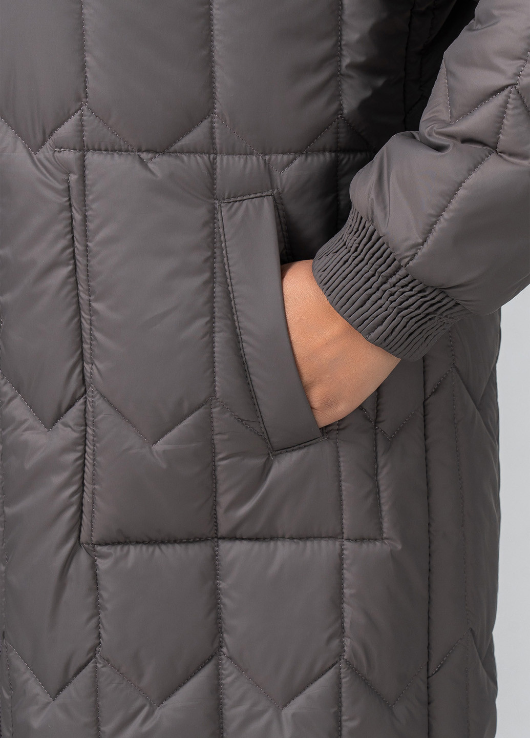 Кавове демісезонне Пальто двостороннє A'll Posa