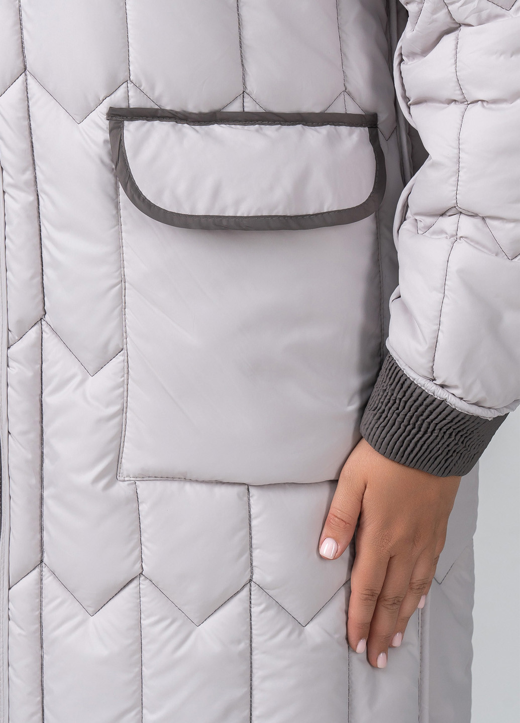 Кавове демісезонне Пальто двостороннє A'll Posa