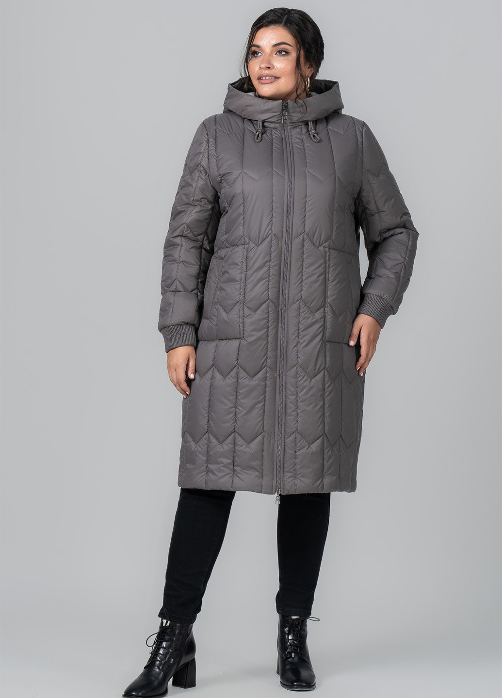 Кавове демісезонне Пальто двостороннє A'll Posa