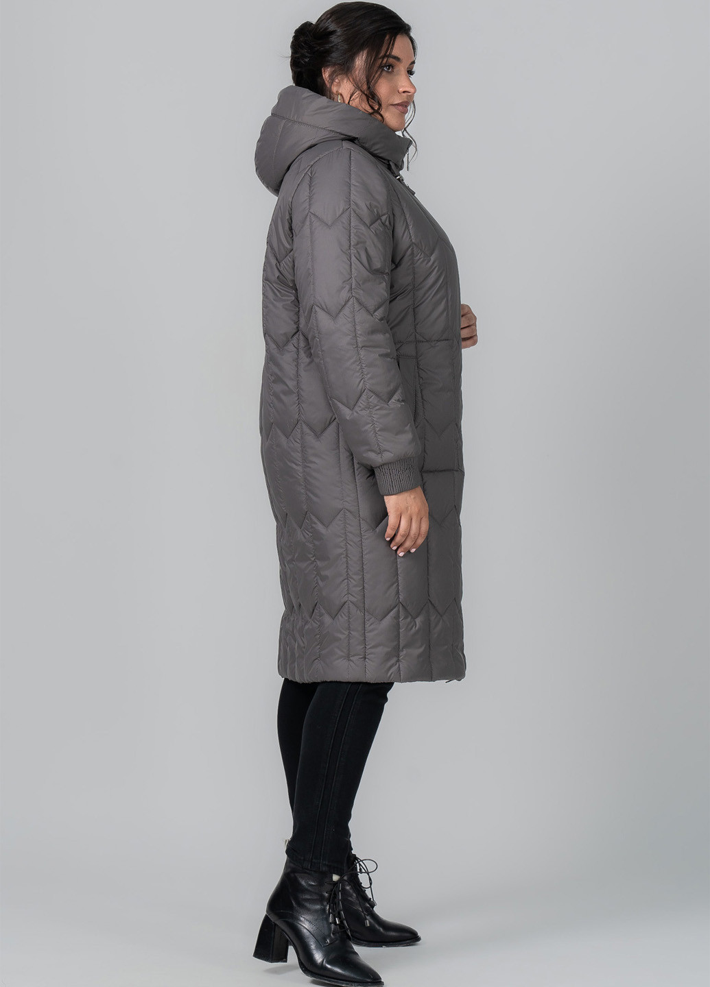 Кавове демісезонне Пальто двостороннє A'll Posa