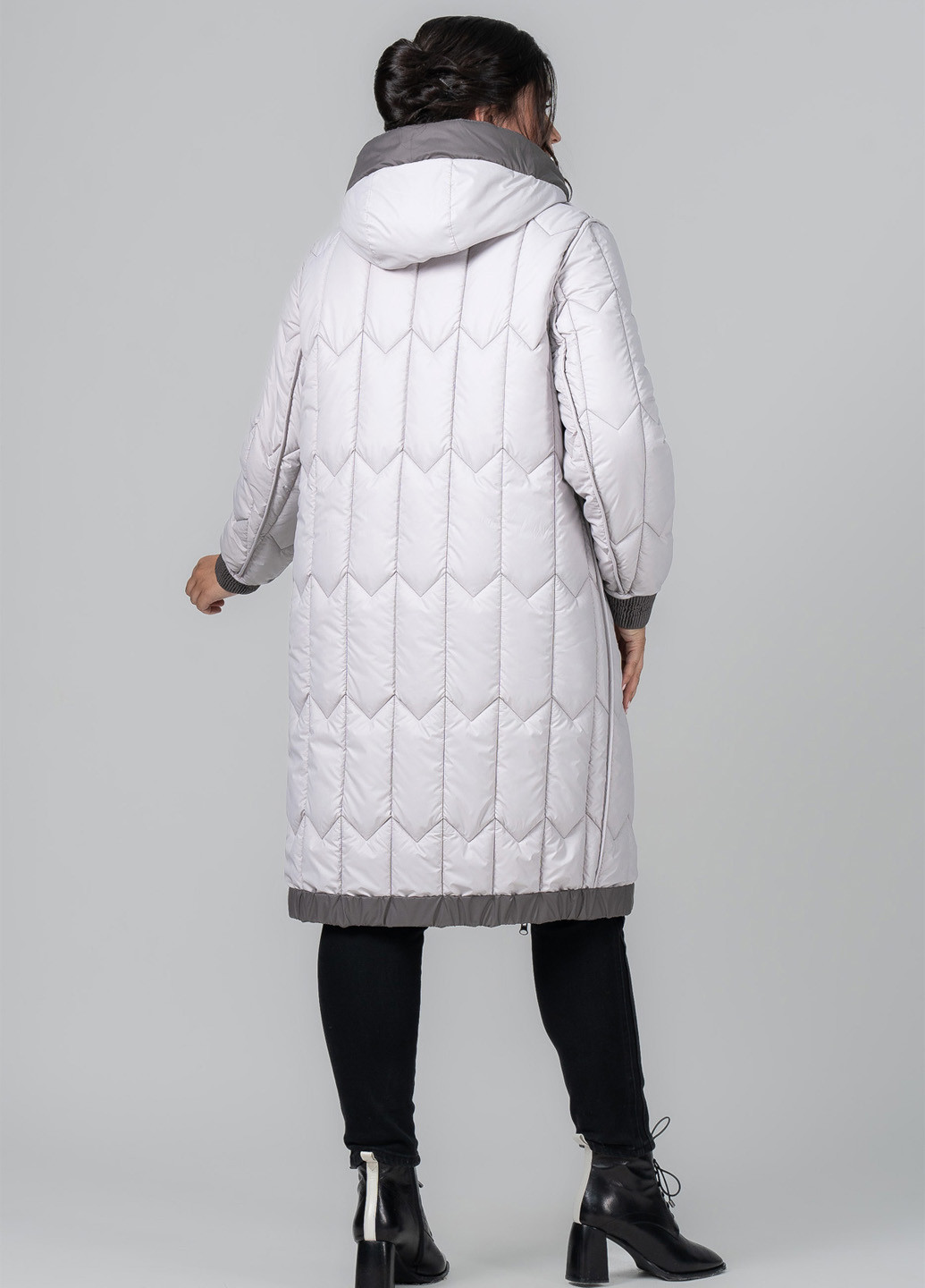 Кавове демісезонне Пальто двостороннє A'll Posa