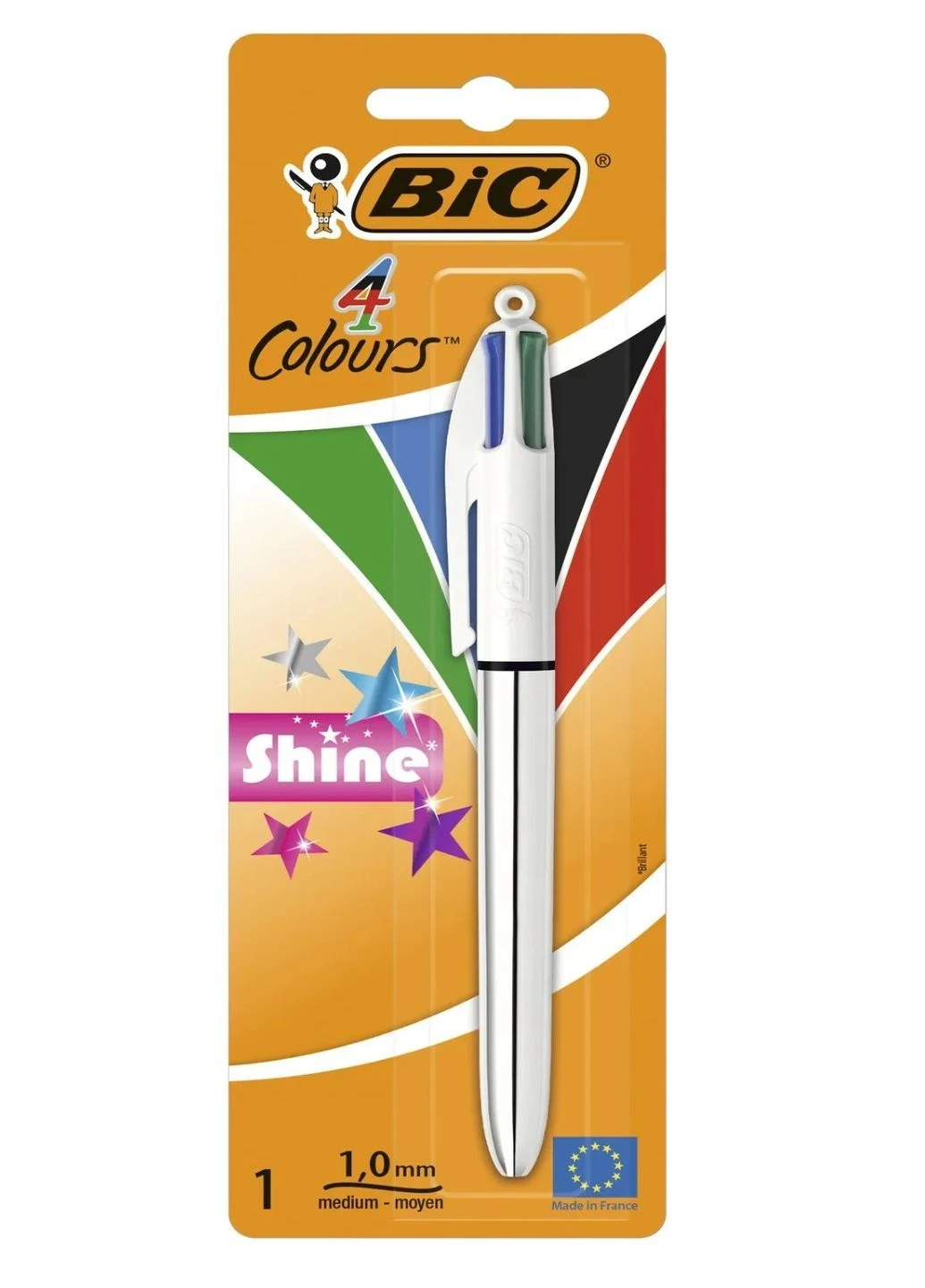 Ручка кулькова автоматична Shine 4 Colours Bic (248072096)