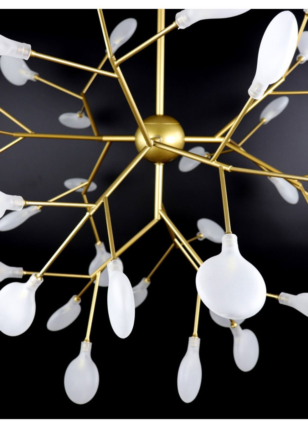 Люстра стельова на 36 лампочок H686/36-gd-k Золото 75х80х80 см. Sunnysky (253628986)