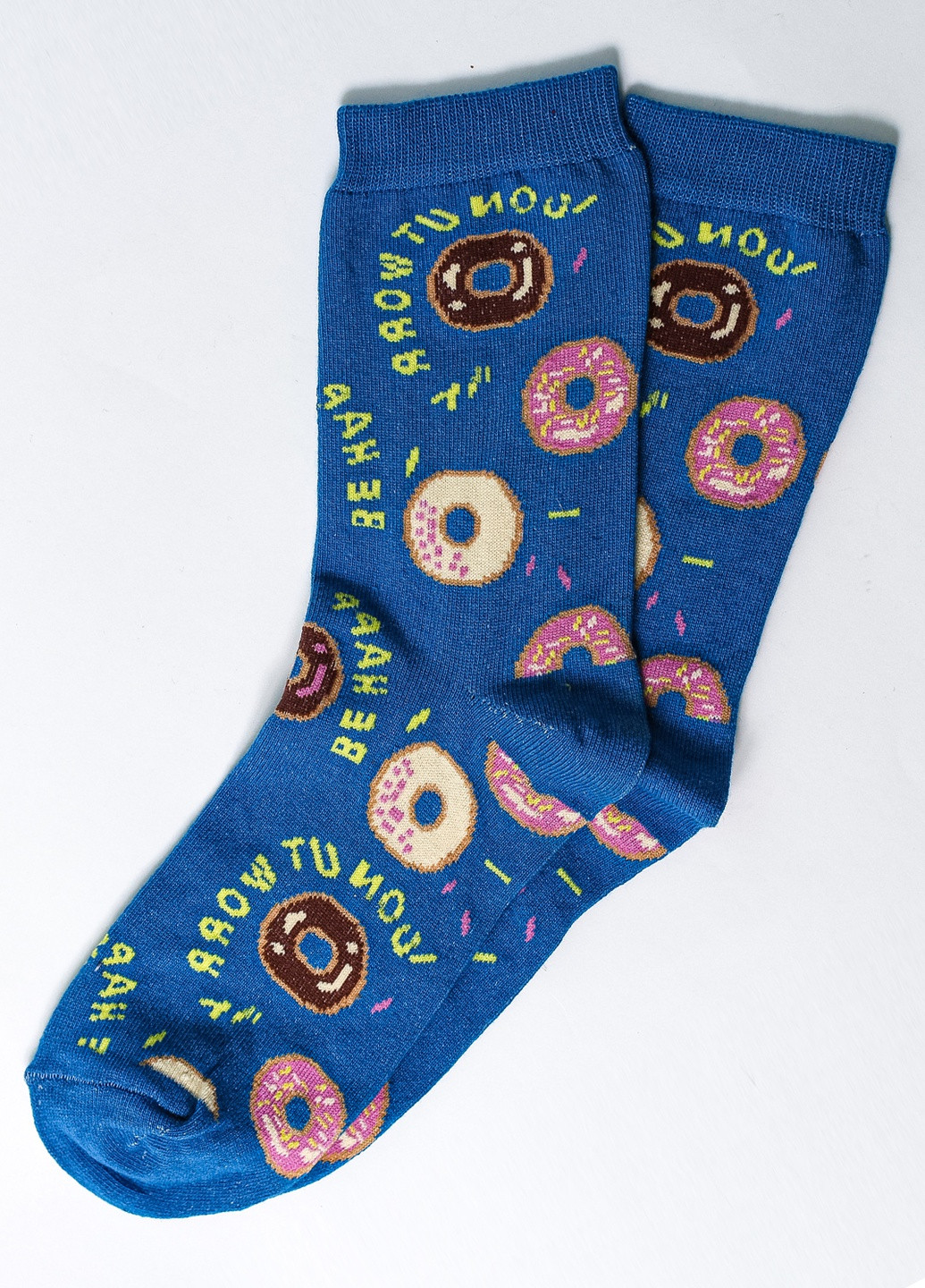 Шкарпетки Пончики Crazy Llama`s высокие (211448725)
