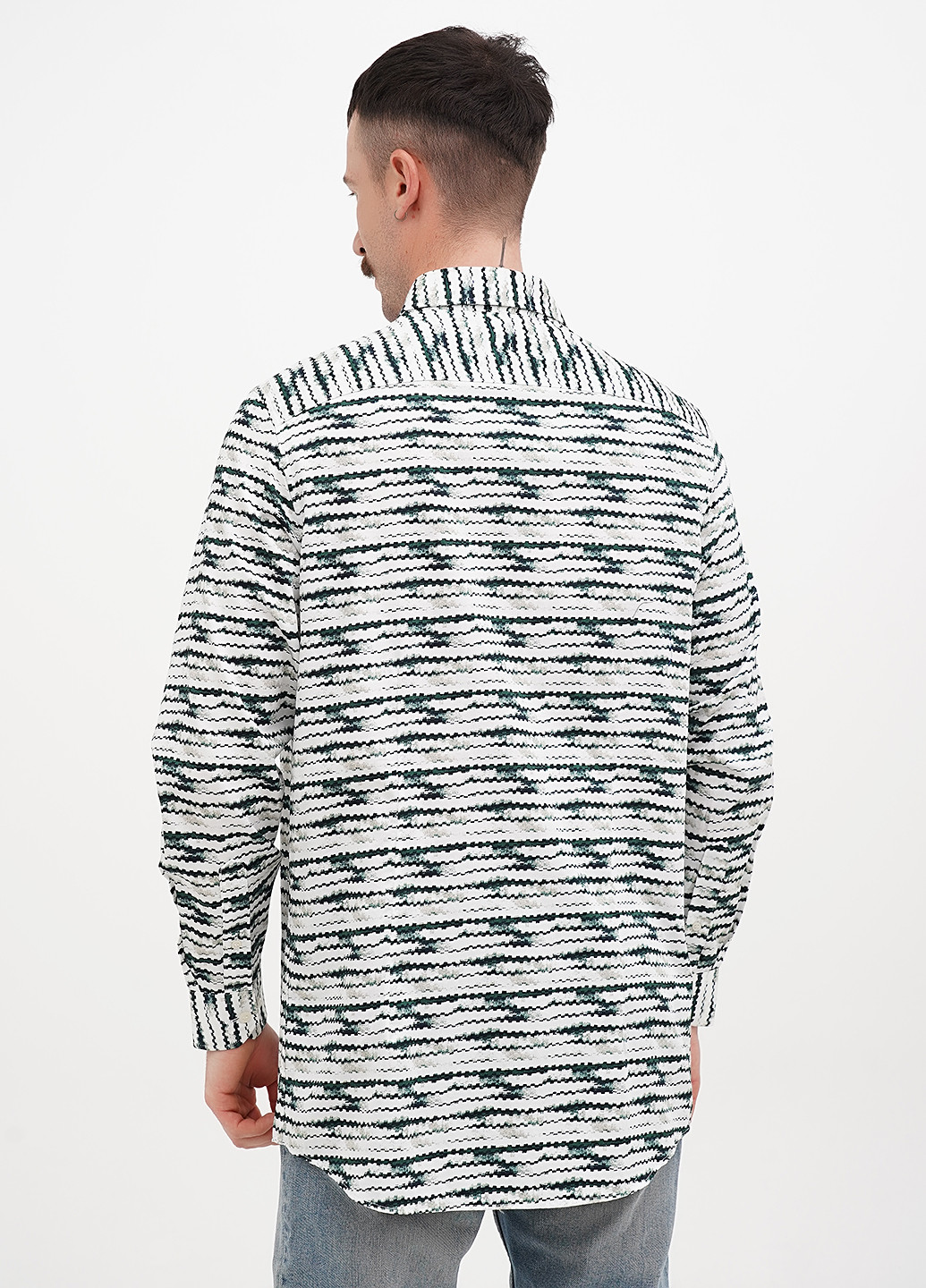 Цветная кэжуал рубашка с абстрактным узором Murano