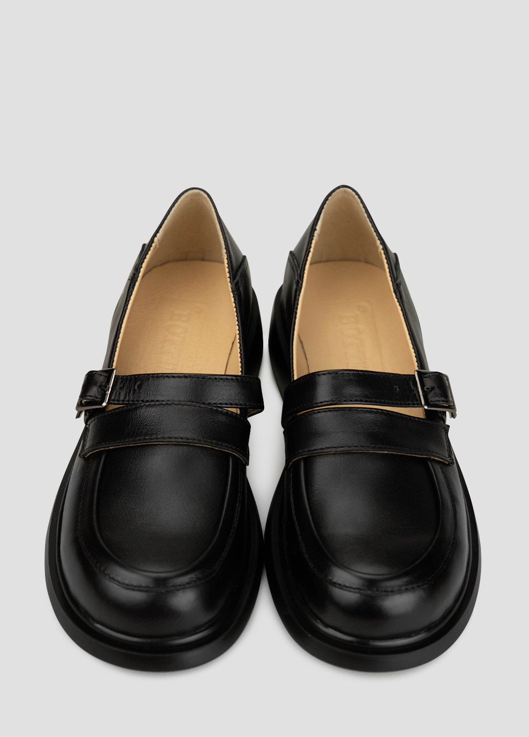 Bottini Туфлі лофери чорний з натуральна шкіра, італія — демісезон (331017450)