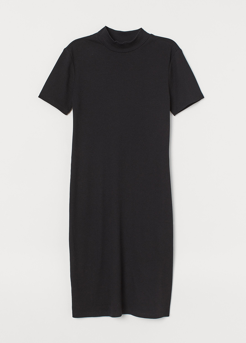 Темно-серое кэжуал платье H&M однотонное