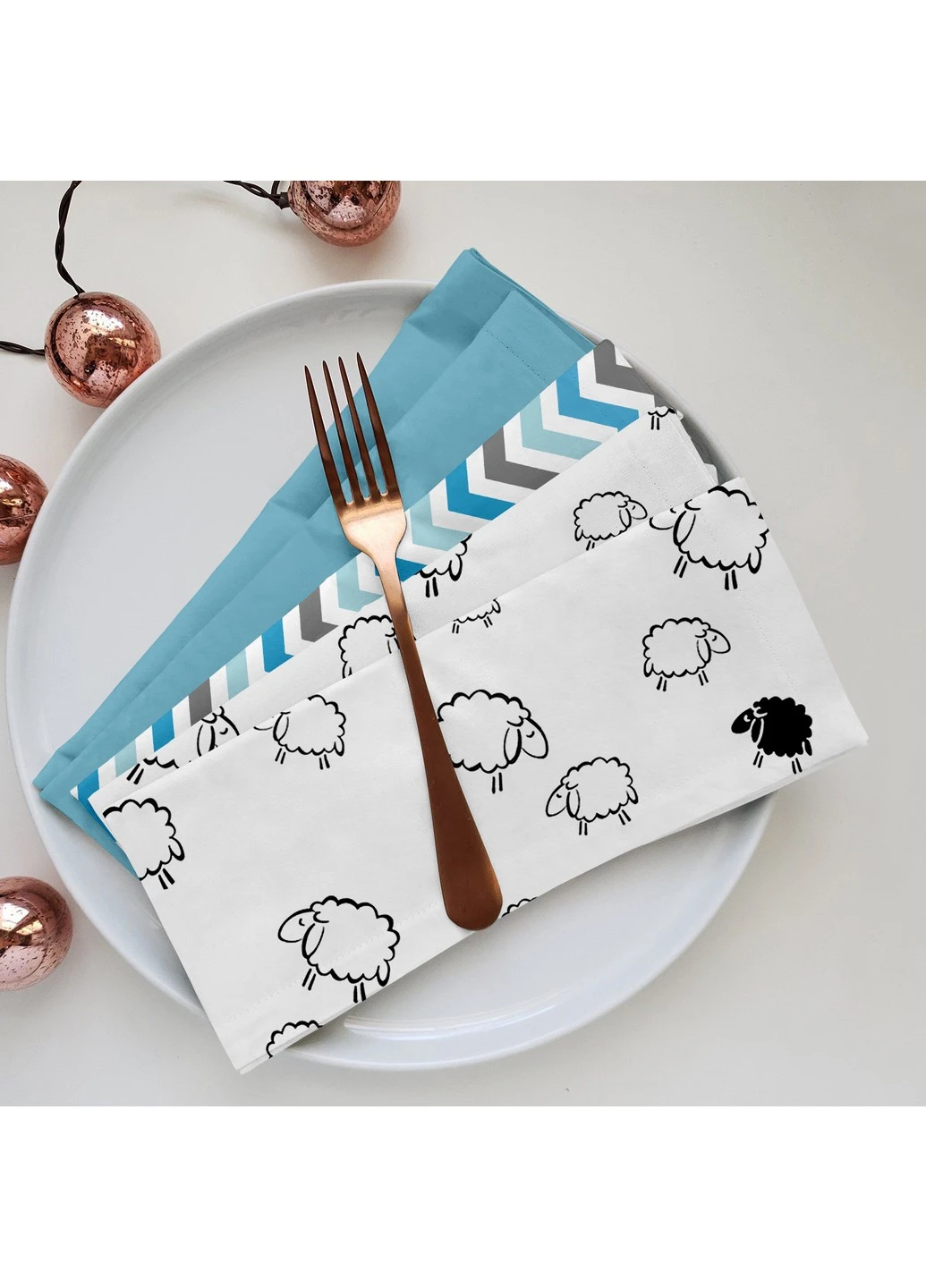 Набір з 4-х серветок 30х30 Sheep (4822052067215) Cosas (252470946)