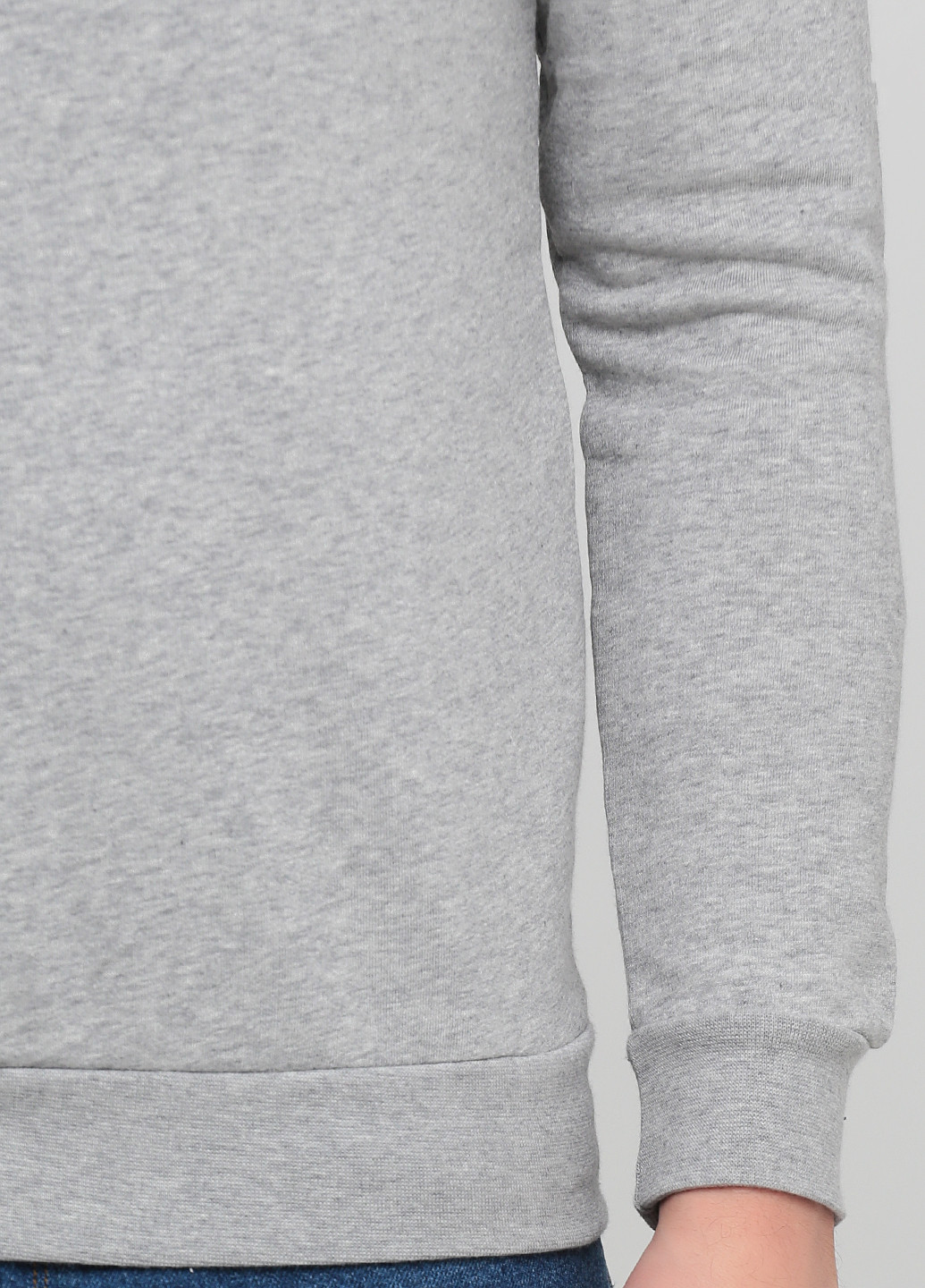 Світло-сірий світшот Nautica меланж без декору (252252500)