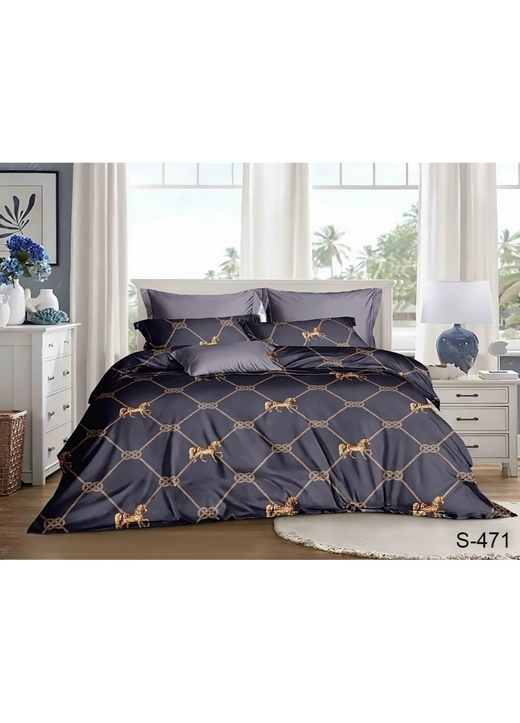 Комплект постельного белья с компаньоном 2-спальный Tag (221058789)