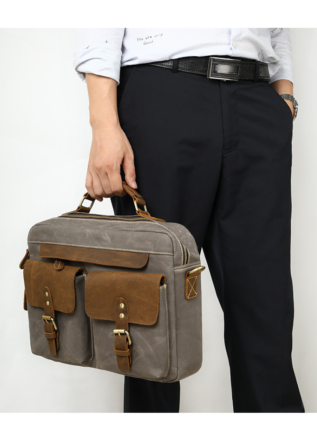 Мужской портфель 38х28х9 см Vintage (229458670)