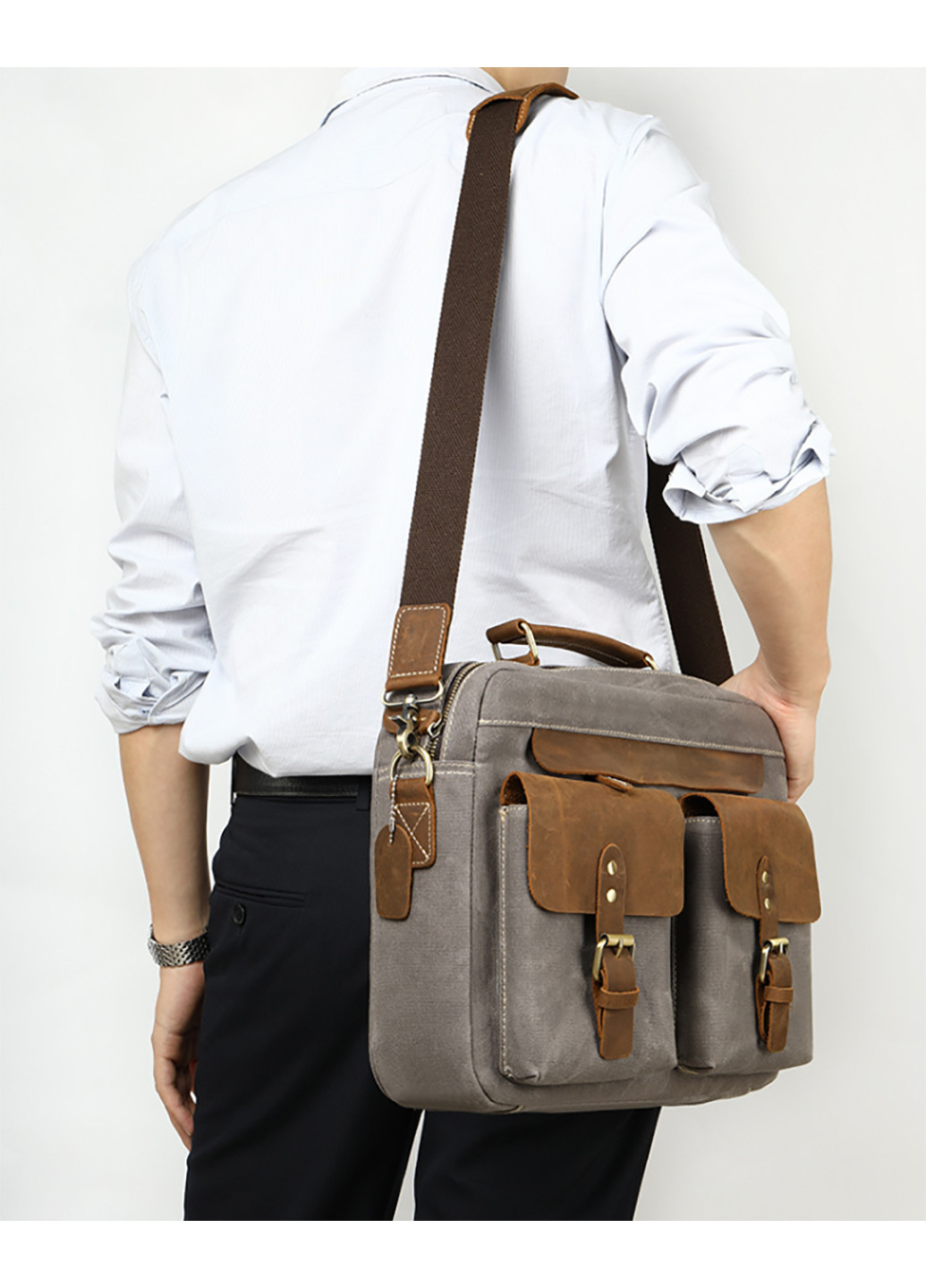 Мужской портфель 38х28х9 см Vintage (229458670)