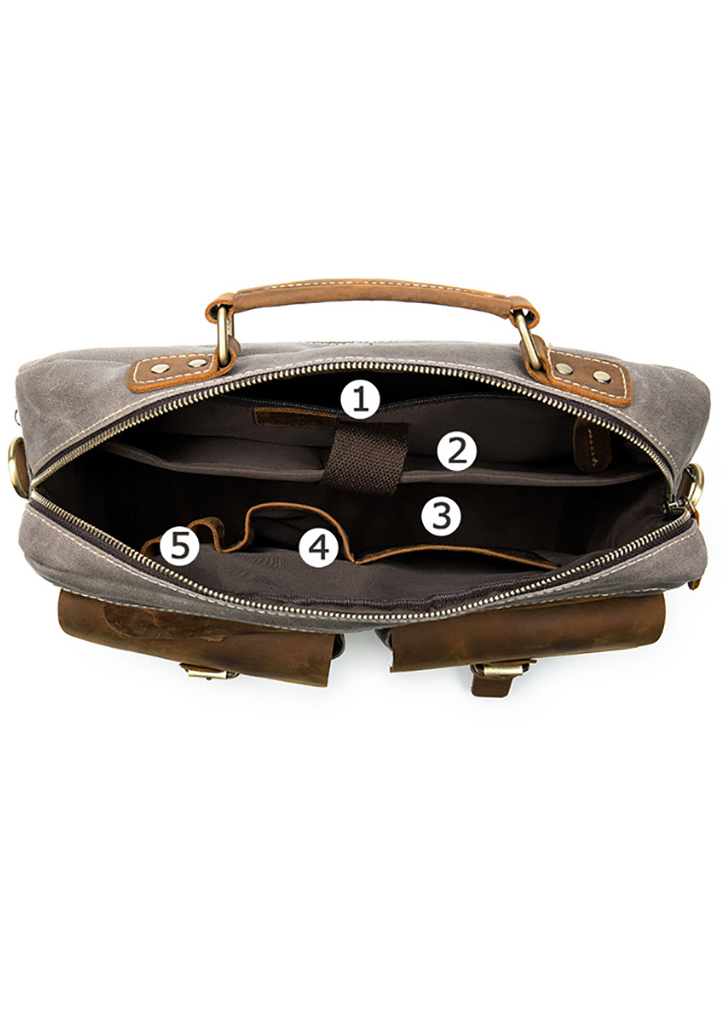 Мужской портфель 38х28х9 см Vintage (229458670)