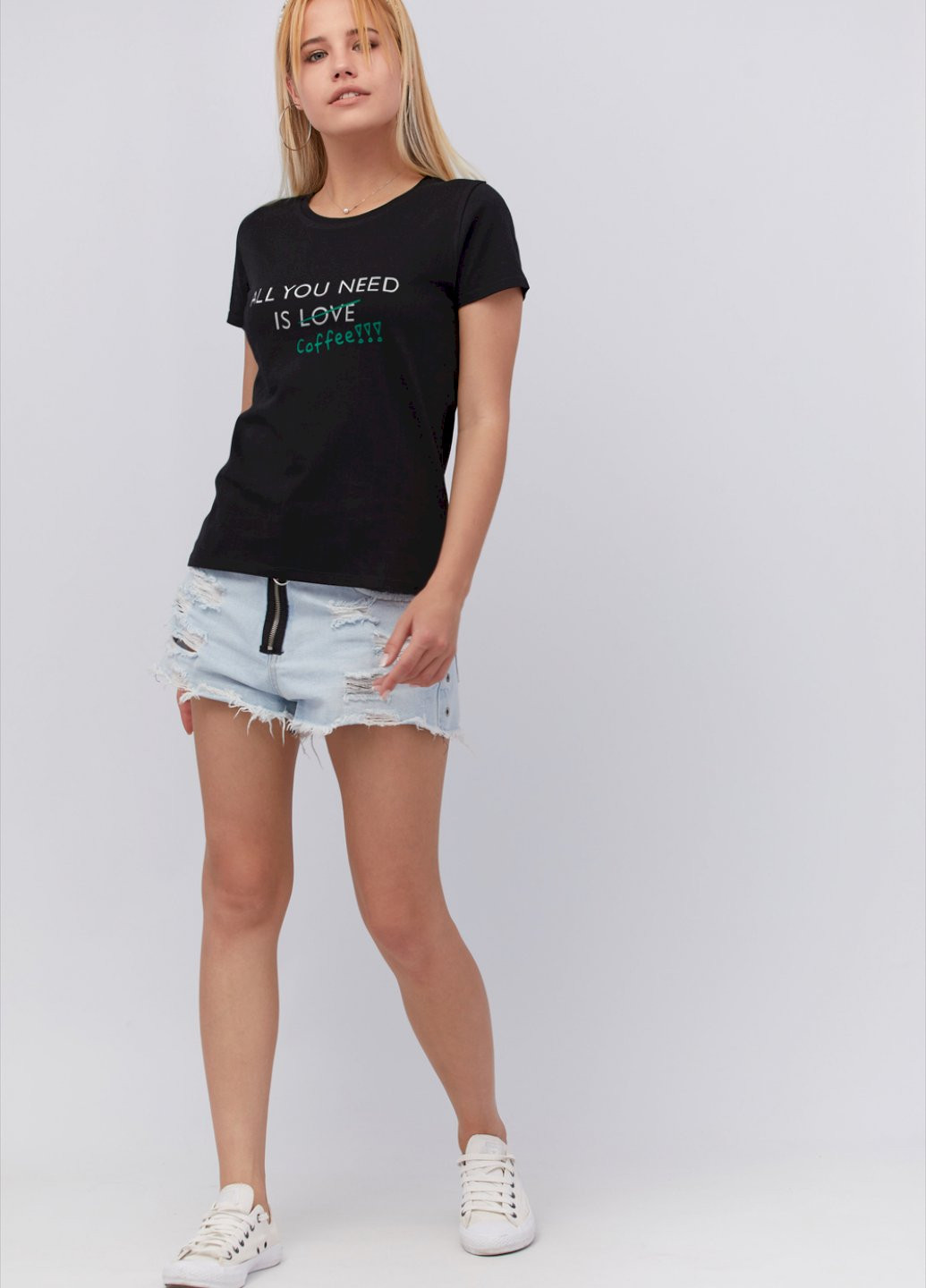 Футболка Basic / дихаючий принт / YAPPI - (252385805)